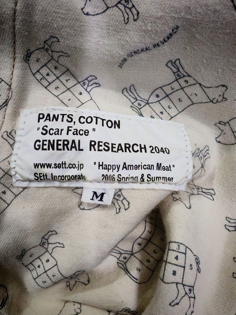 General Research General Research “Scar Face” Cotton Pants 2006 Japan Size US 30 / EU 46 - 9 Thumbnail