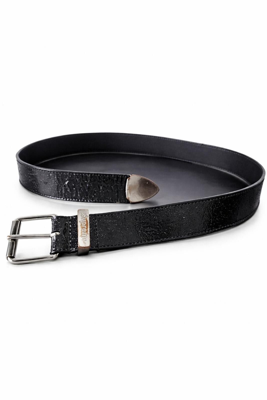 Supreme Supreme Repeat Leather Belt (FW25) white Floral size XL