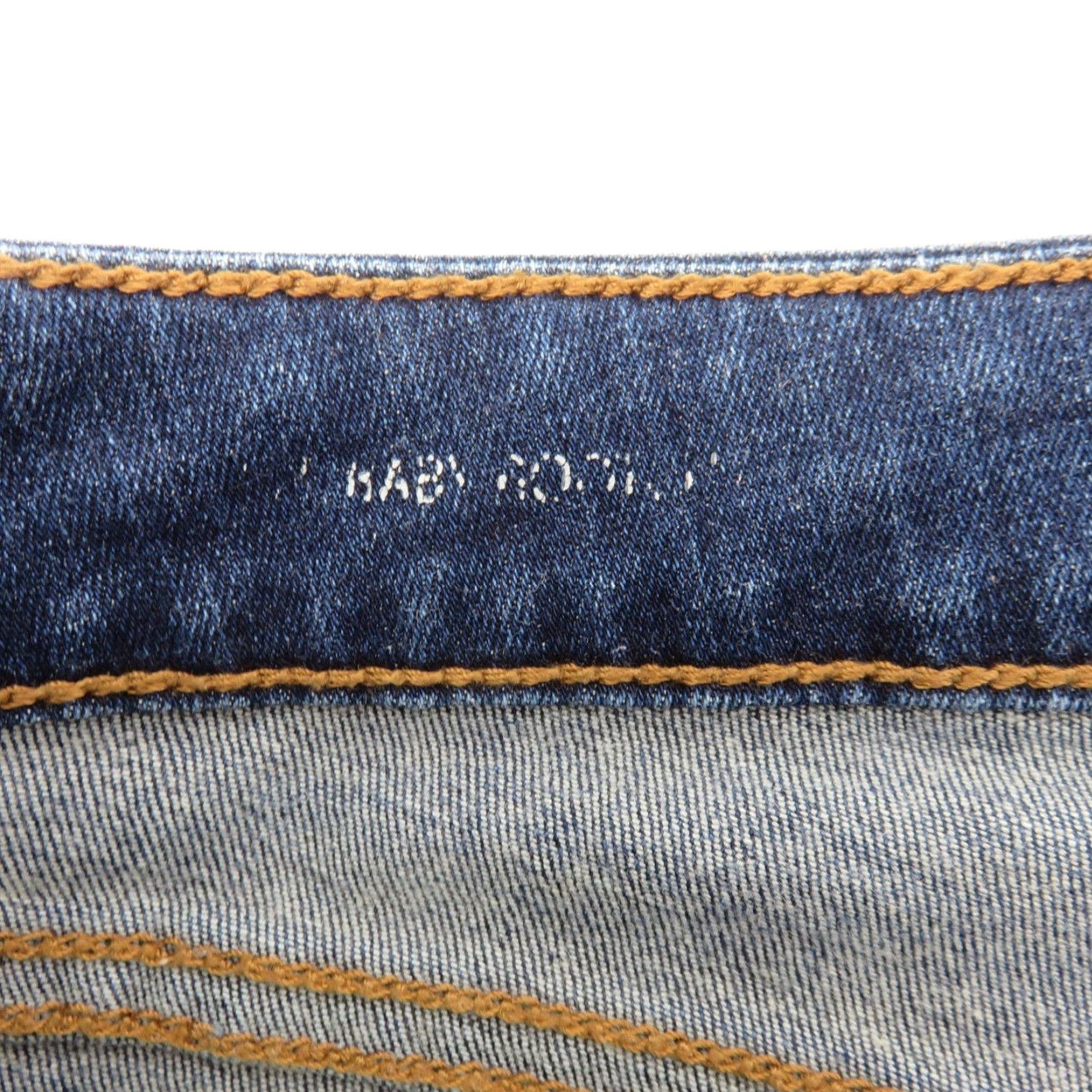 Vintage Cookie Johnson Women Jeans 31 Blue Denim 5-Pocket Straight Mid Rise Cotton Blend Vintage? No. Size 24" / US 00 / IT 34 - 7 Thumbnail