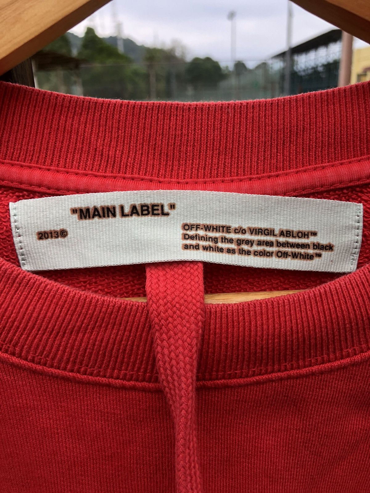 Off-White Virgil Abloh MCA Figure OF Speech OFF-WHITE Monalisa Sweater Size US M / EU 48-50 / 2 - 13 Thumbnail