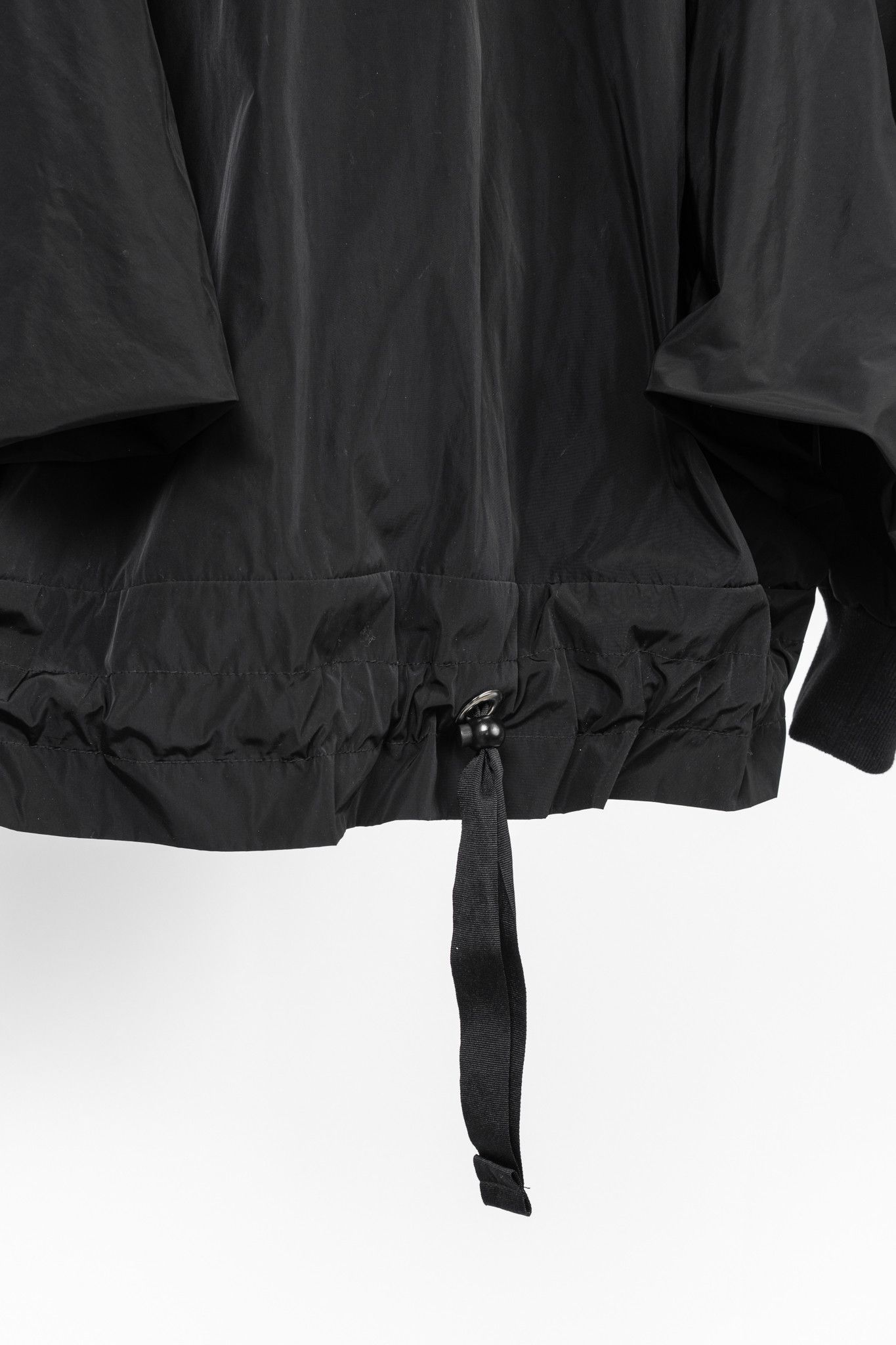 Other Denis Gagnon Black Taffeta Oversized Hooded Jacket Size L / US 10 / IT 46 - 8 Thumbnail