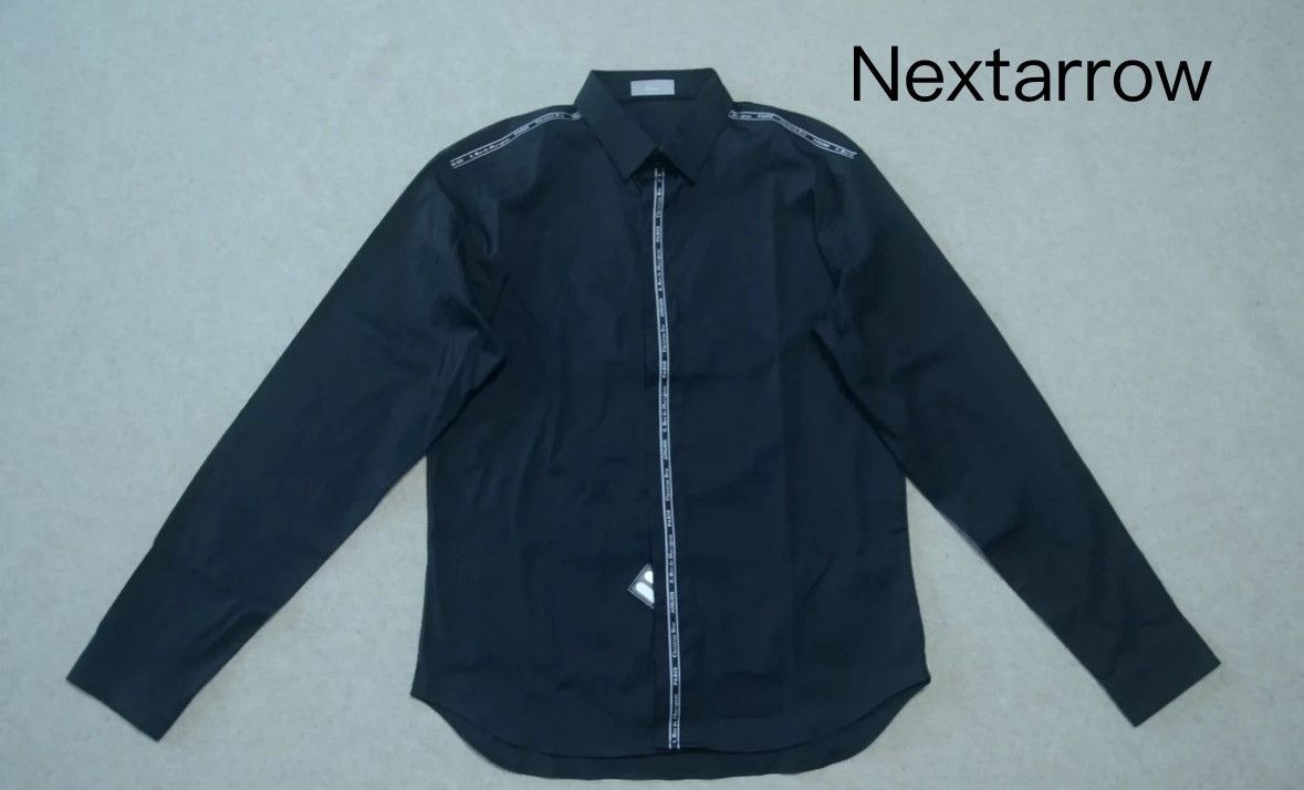 Dior Dior Atelier striped logo black shirt shirt 2412-Nextarrow Size US S / EU 44-46 / 1 - 1 Thumbnail