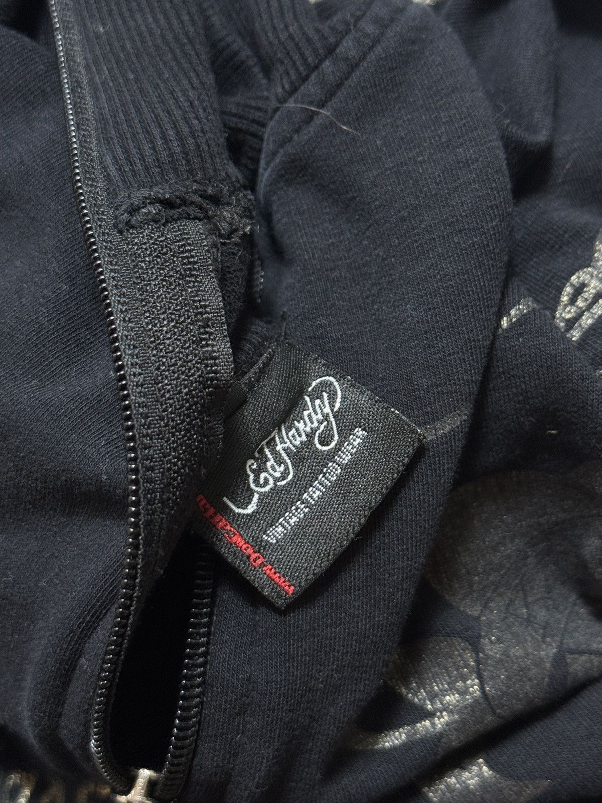 Ed Hardy VINTAGE ED HARDU SKULL BIG LOGO ZIP UP SWEATSHIRT Size S / US 4 / IT 40 - 7 Thumbnail
