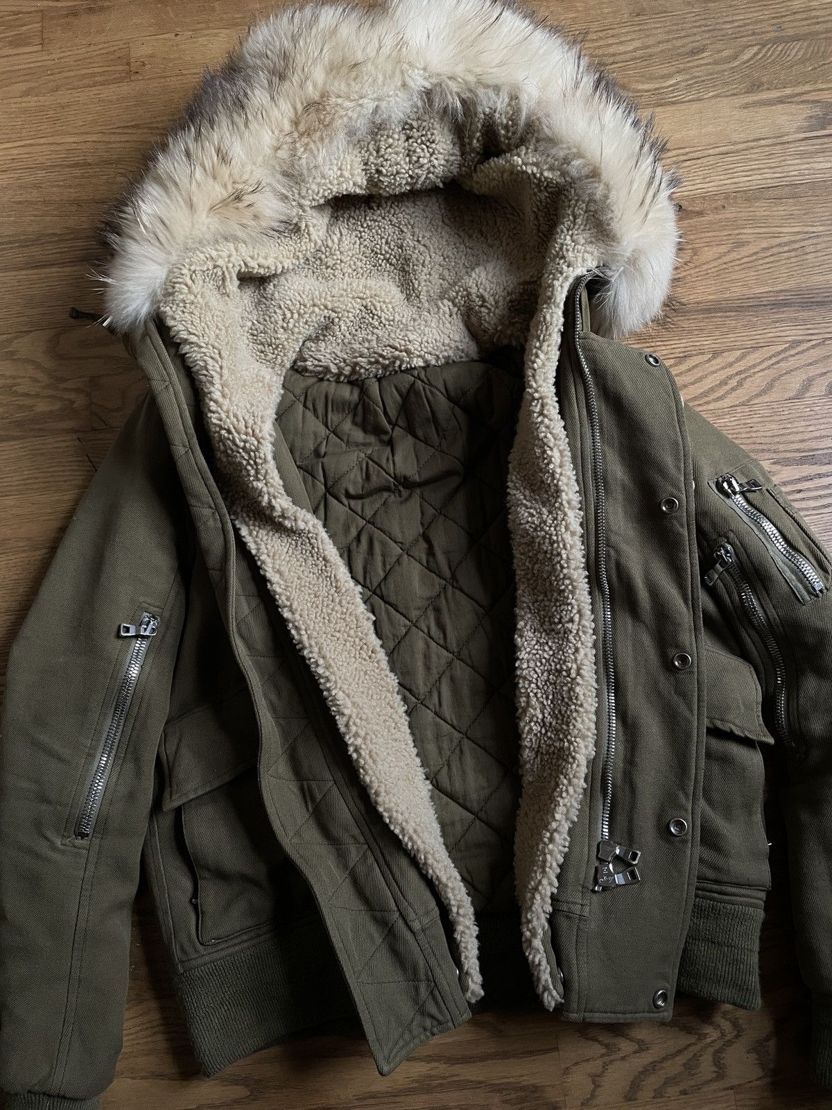 Balmain Balmain AW11 Raccoon N2B Parka Size US M / EU 48-50 / 2 - 6 Thumbnail