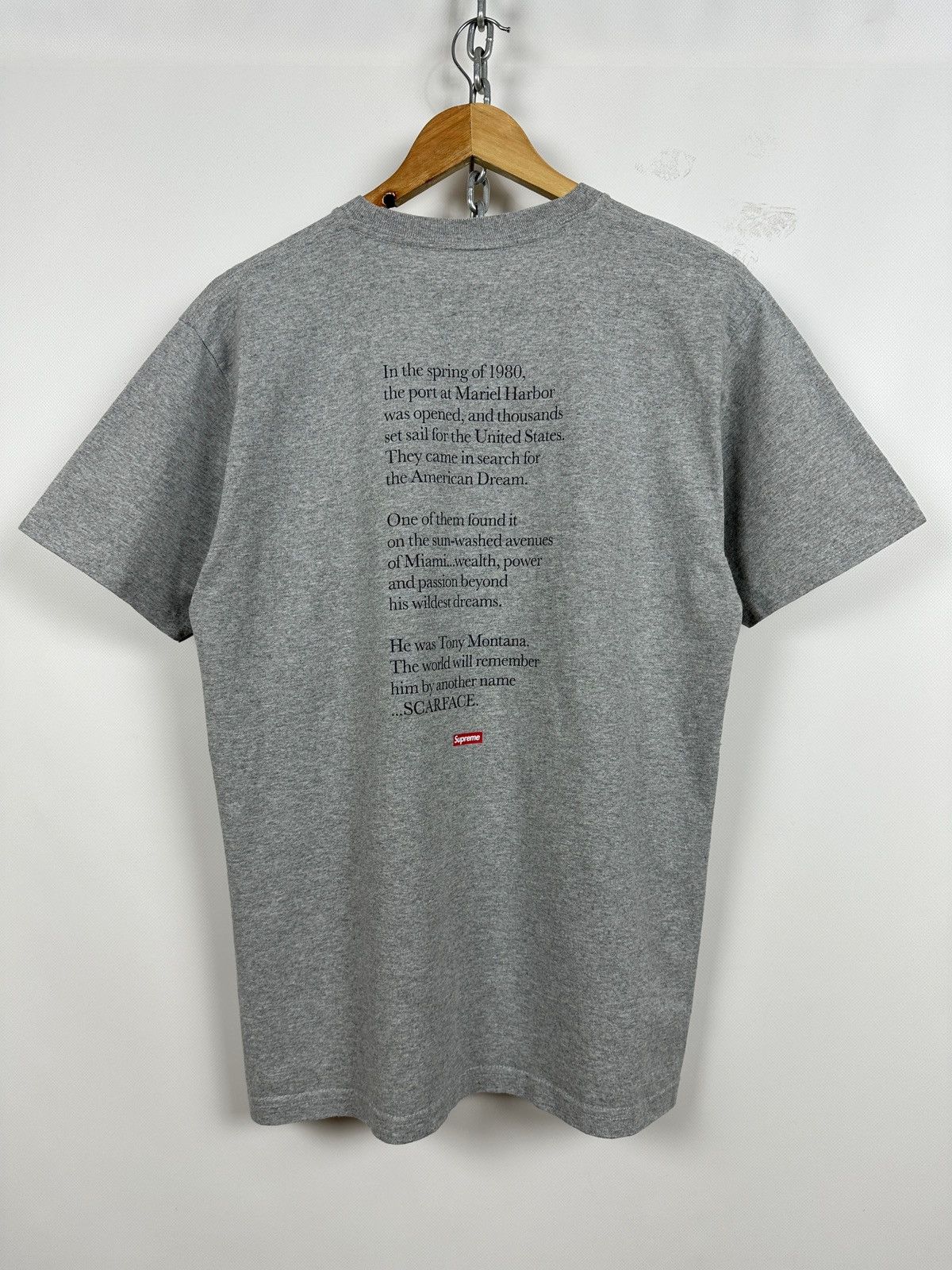 Supreme Supreme Scarface Grey T-Shirt Size US M / EU 48-50 / 2 - 2 Thumbnail