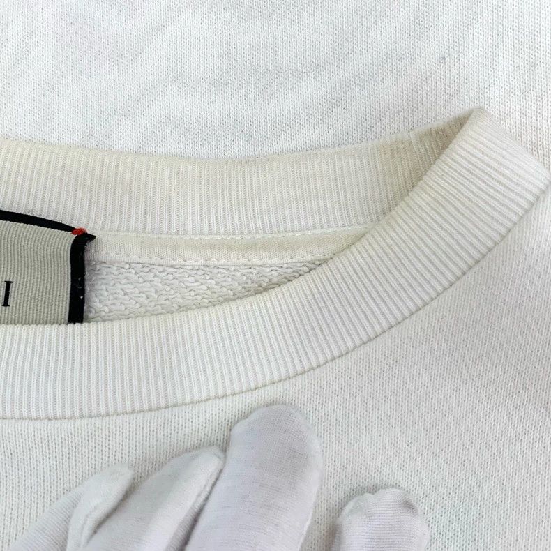 Gucci Gucci Logo cartoon printed round-neck beige cotton long-sle Size US XS / EU 42 / 0 - 9 Thumbnail