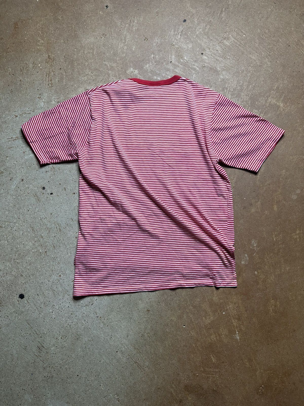Vintage 1970s Striped “Chris Madrid’s” Single Stitch Tee Shirt Size US L / EU 52-54 / 3 - 3 Thumbnail