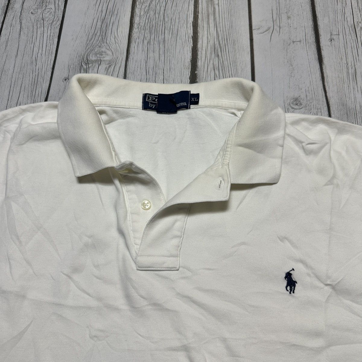 Polo Ralph Lauren × Vintage Vintage Polo shirt Size US XL / EU 56 / 4 - 3 Thumbnail