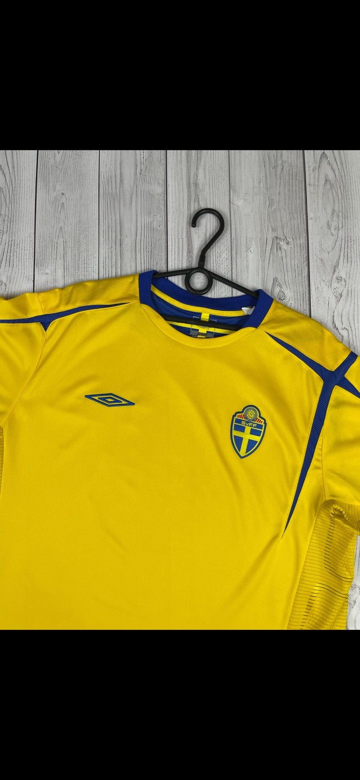 Umbro Vintage Sweden umbro soccer jersey size XXL yellow Size US XXL / EU 58 / 5 - 2 Thumbnail