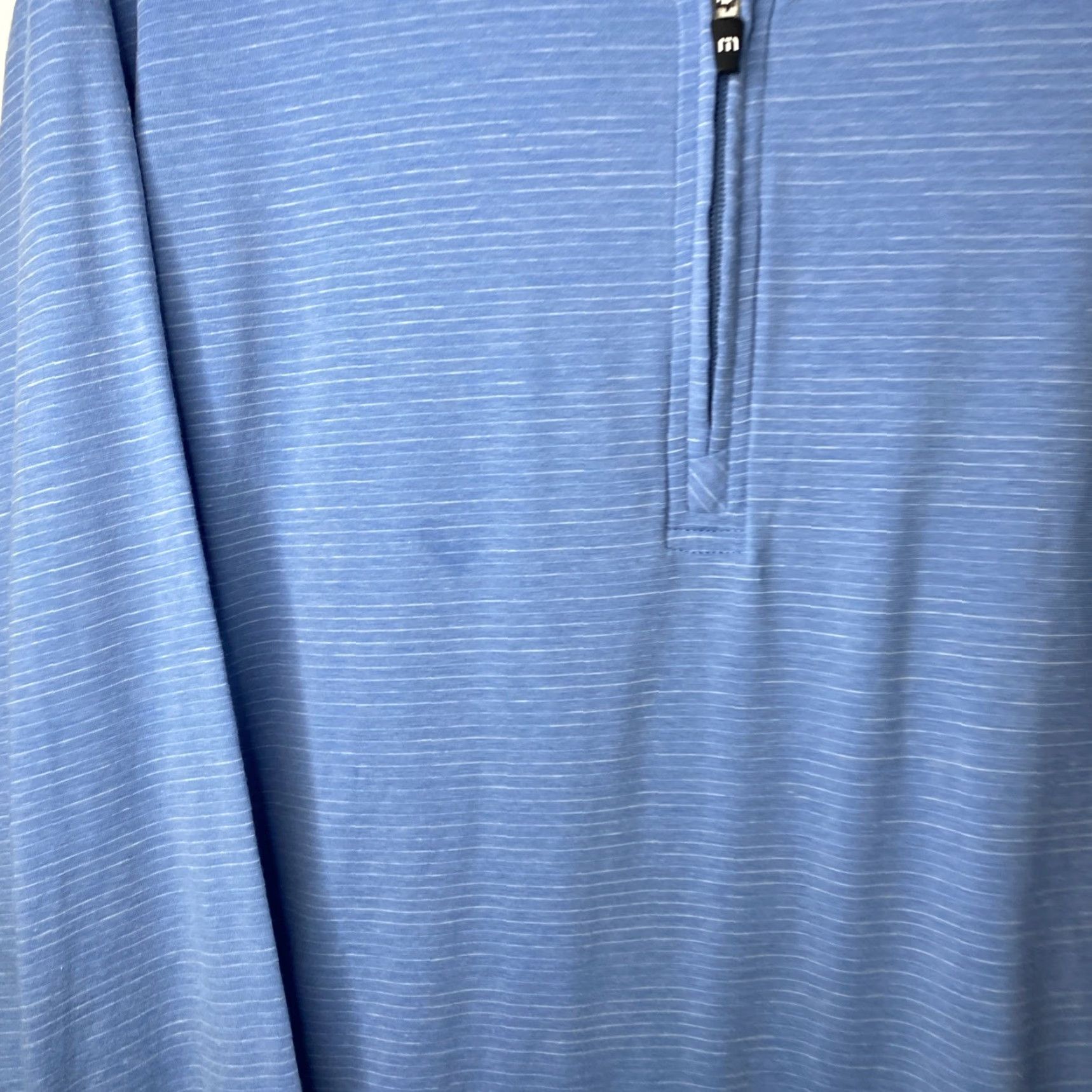 TravisMathew Travis Matthew Quarter Zip Mens 2XL Light Weight Golf Walking Blue Size US XXL / EU 58 / 5 - 4 Thumbnail