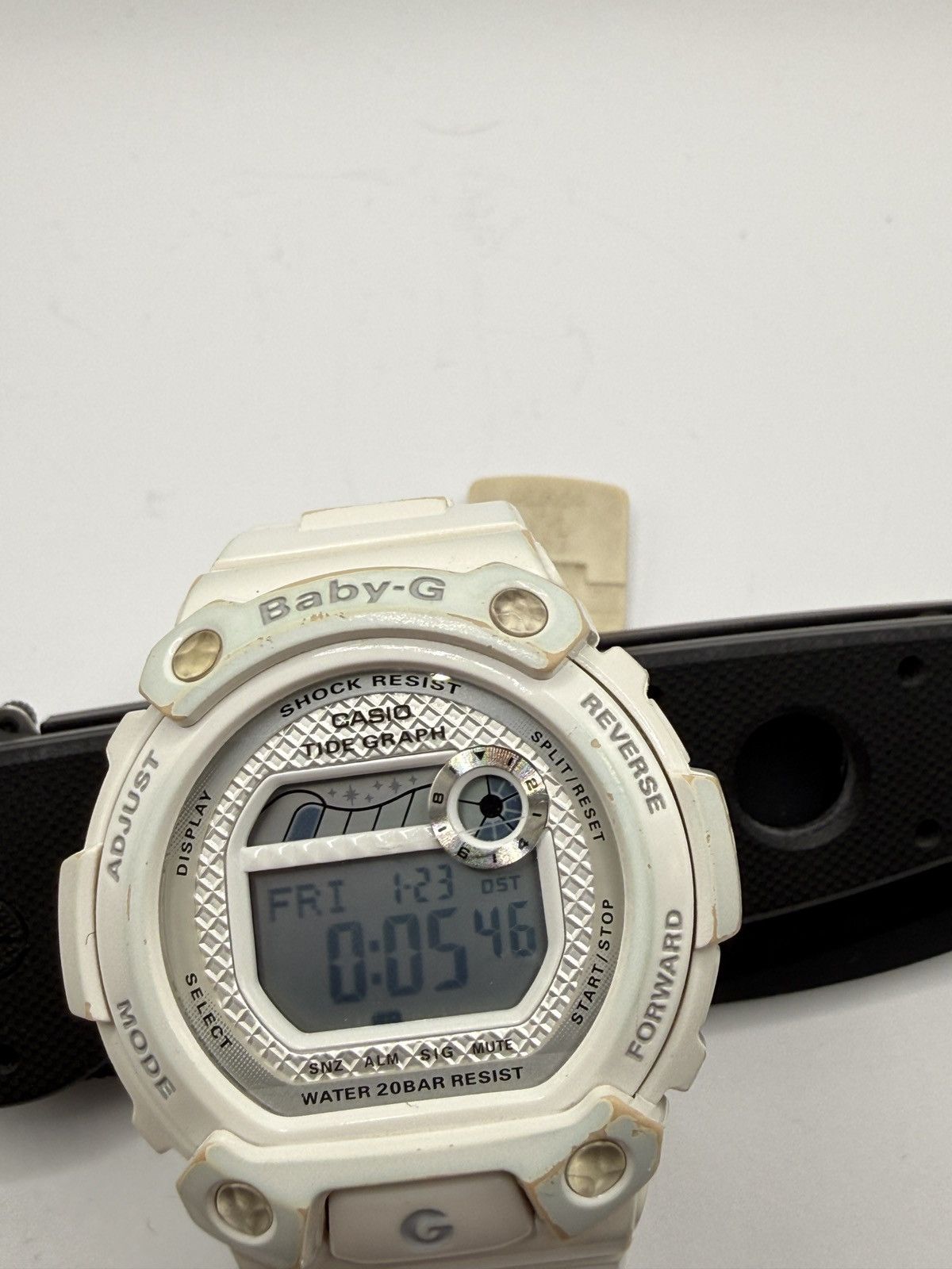 G Shock Vintage Casio Baby-G Tide Graph Y2K Digital Watch / Cream Size ONE SIZE - 5 Thumbnail