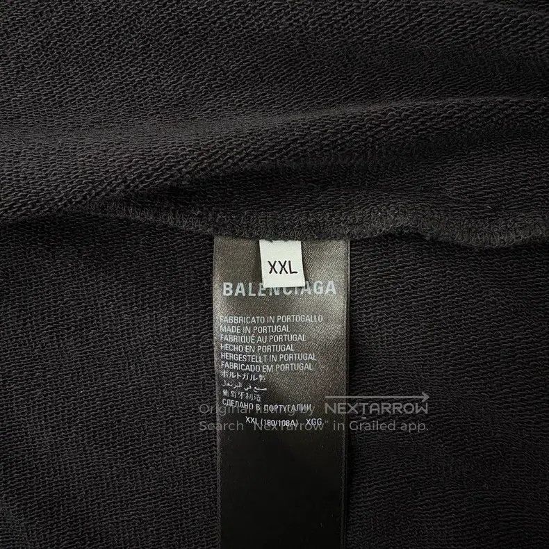 Balenciaga Balenciaga Tie-Dye Logo Embroidered Zip Hooded Jacket Size US XXL / EU 58 / 5 - 5 Thumbnail