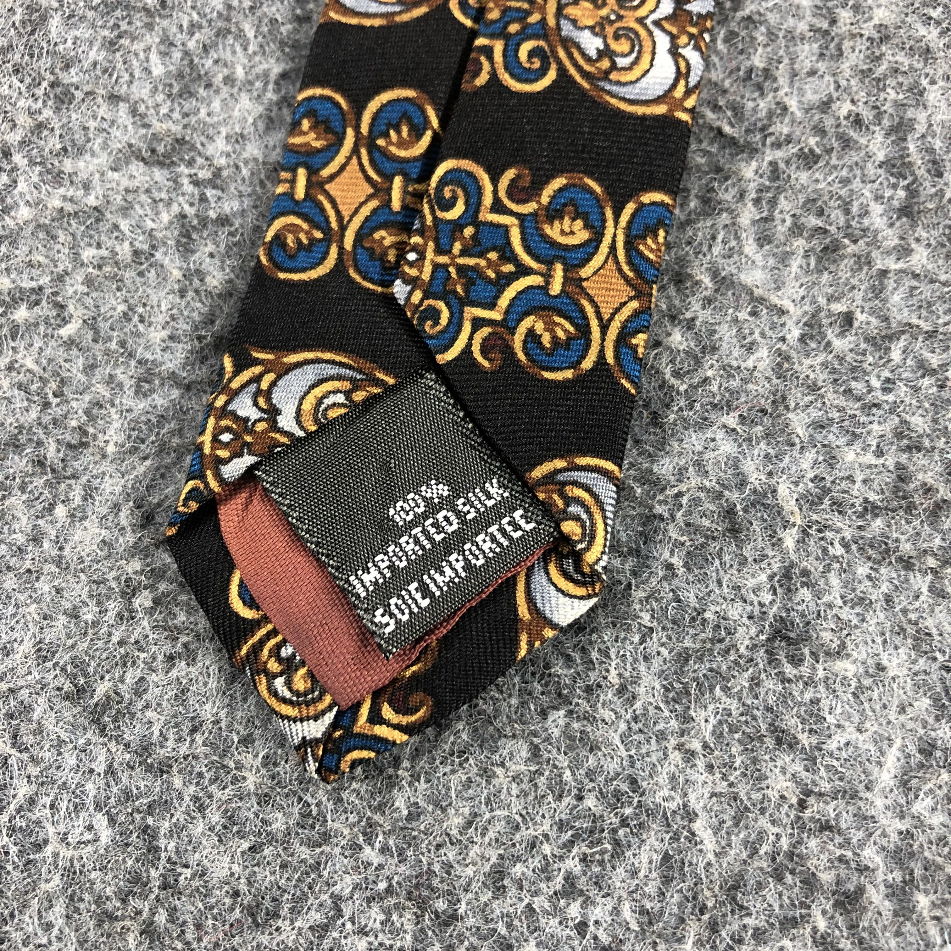 Vintage ChrISTIan diOR Baroque Silk Neck Tie T52 Size ONE SIZE - 4 Thumbnail