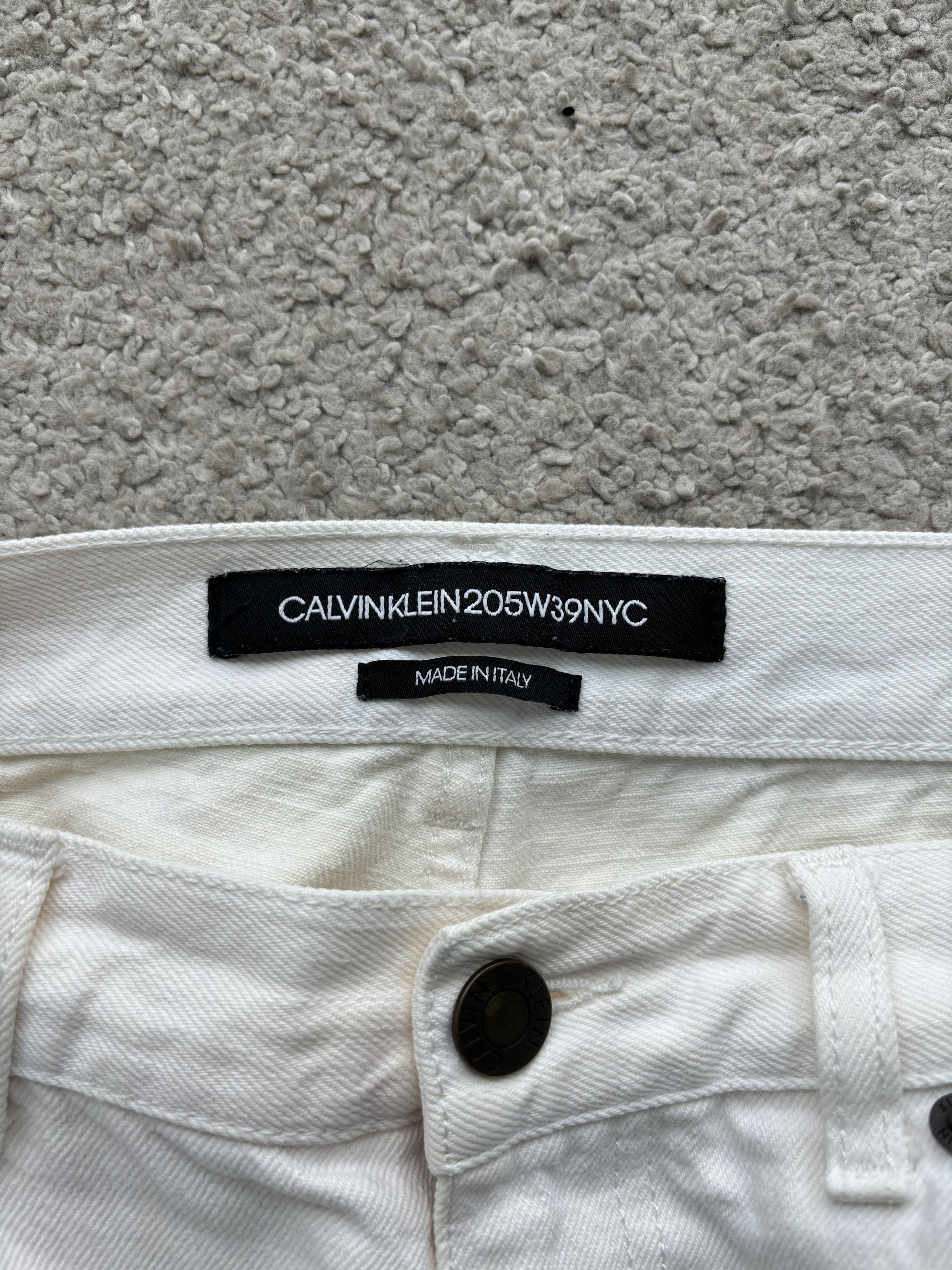 Calvin Klein × Calvin Klein 205W39NYC × Raf Simons calvin klein 205w39nyc cream white denim jeans Size US 31 - 5 Thumbnail