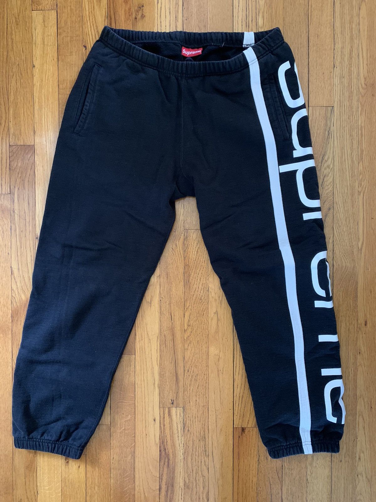 Supreme Supreme Big Logo Paneled Sweatpant | Grailed