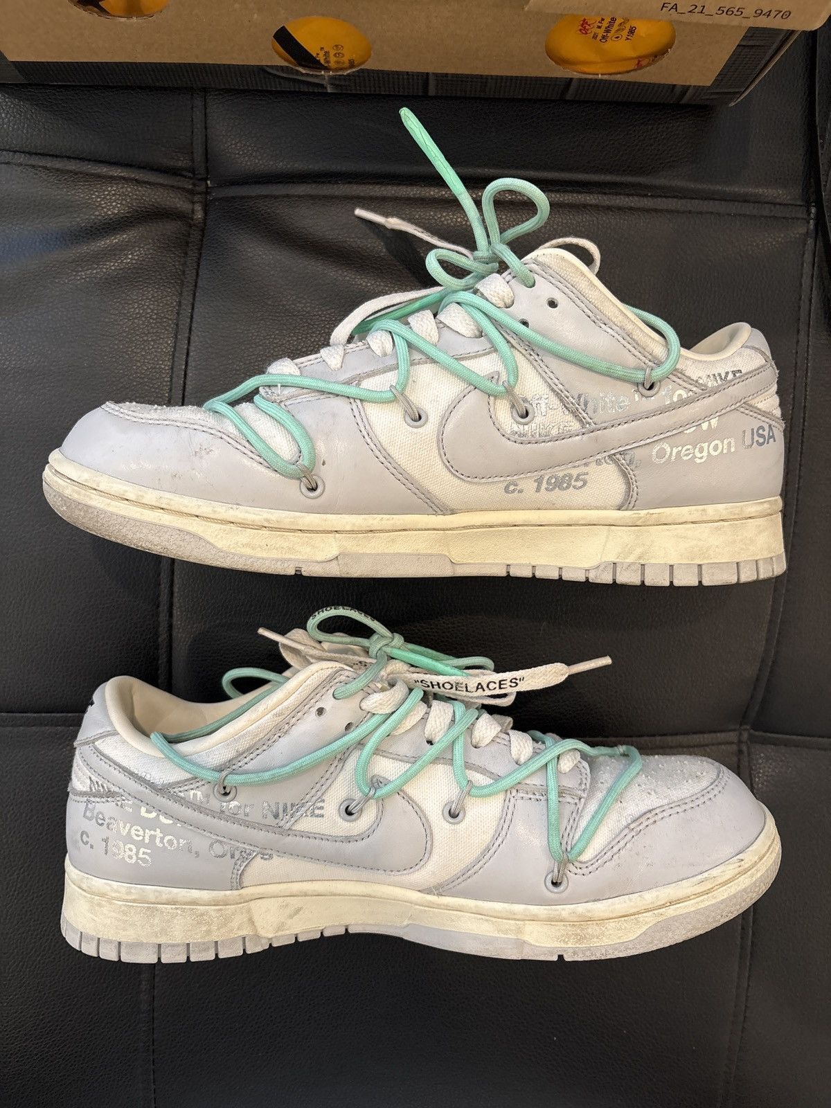 Nike × Off-White Off White x Nike Dunk Low Lot 04 Size US 9 / EU 42 - 1 Thumbnail