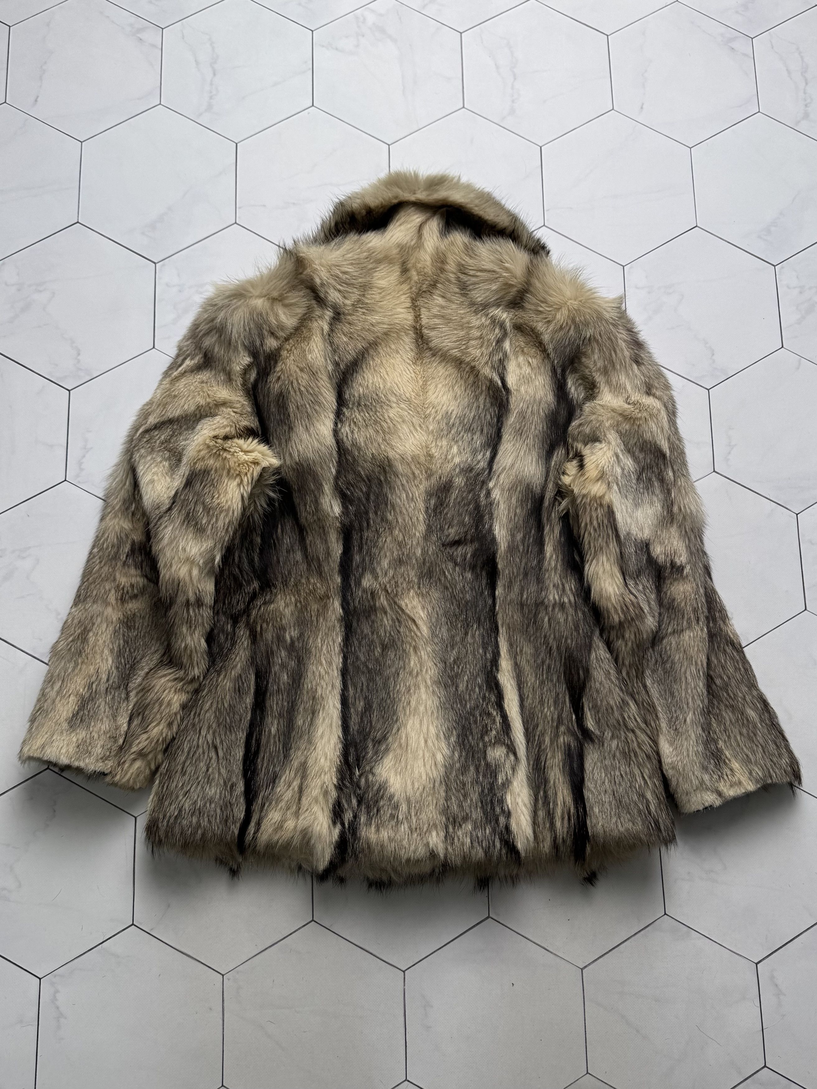 Vintage Vintage Real Fur Jacket (B250)D15E2 Size L / US 10 / IT 46 - 20 Thumbnail