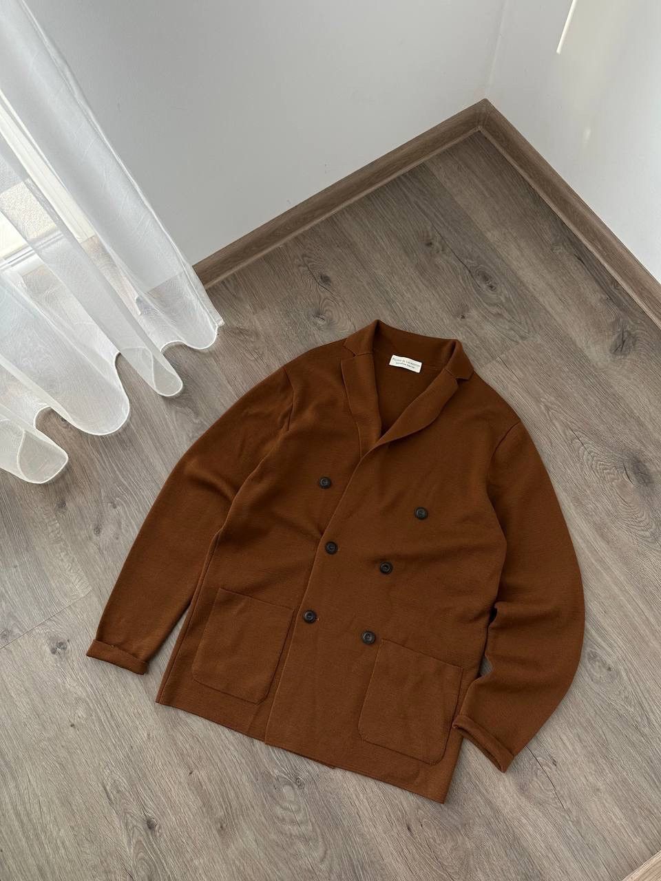 Japanese Brand × Vintage Vintage Filippo De Laurentiis Brown Cardigan Sweater Button Size US L / EU 52-54 / 3 - 5 Thumbnail