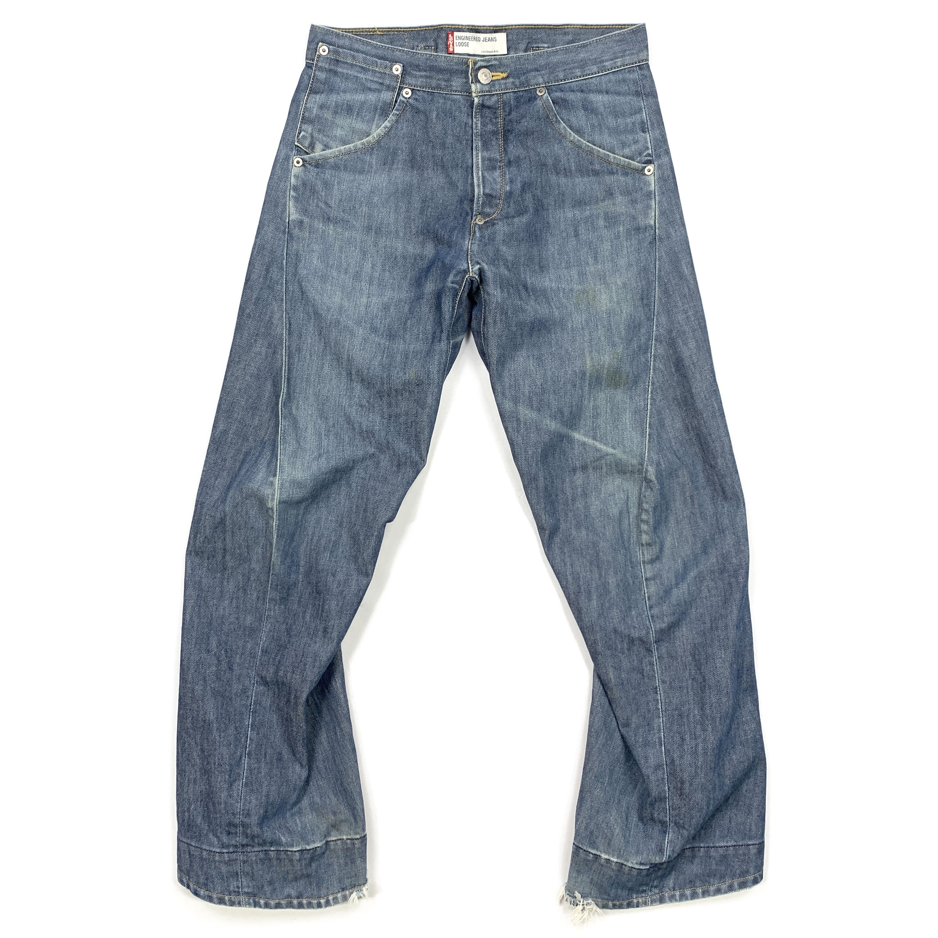 Levi's Engineered 00's Loose Denim Jeans Size US 29 - 1 Thumbnail