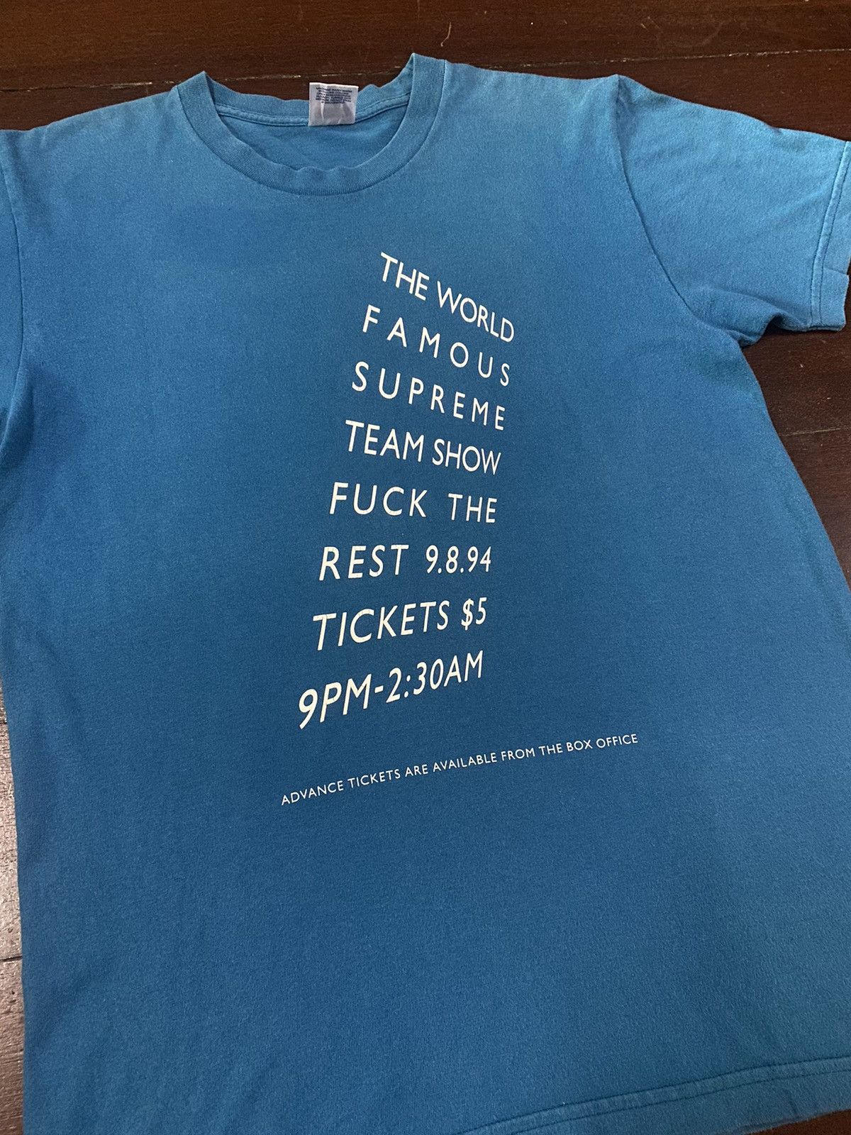 Supreme Fire 🔥 Supreme The World Famous Supreme Team Show Tee Size US M / EU 48-50 / 2 - 4 Thumbnail