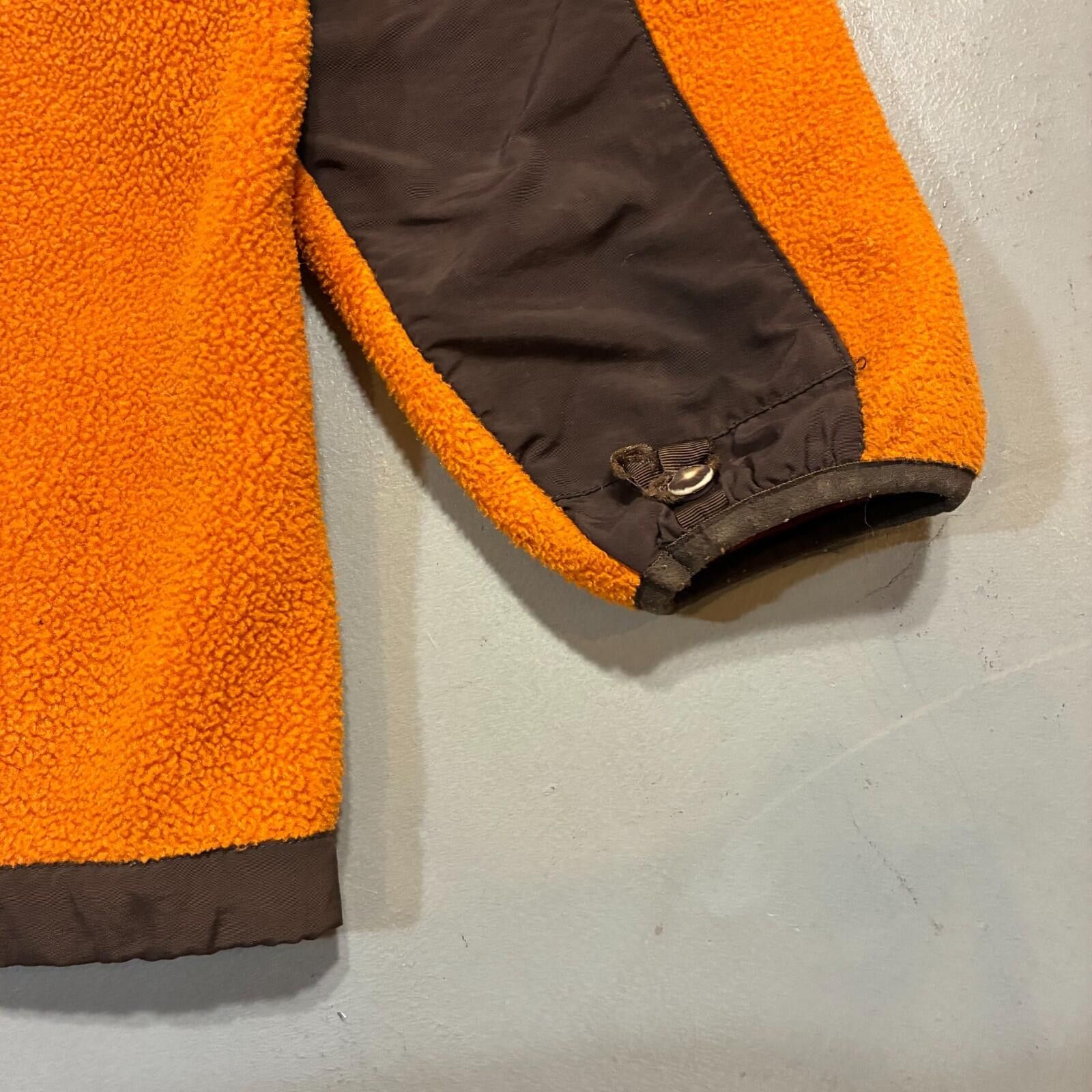 The North Face North Face Denali Boys XL Orange Brown Fleece Jacket 2000s Size US XL / EU 56 / 4 - 7 Thumbnail