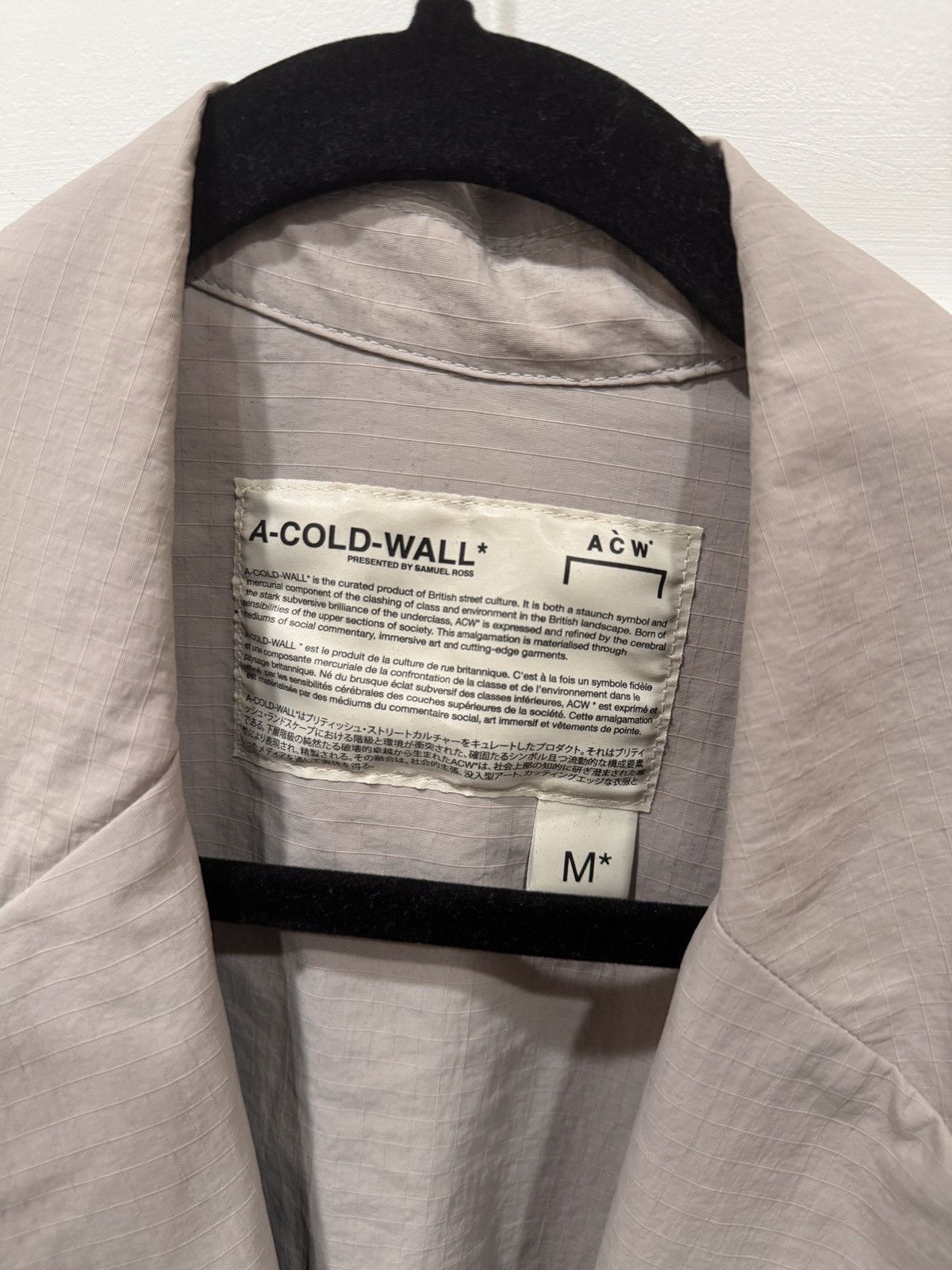 A-COLD-WALL* × Designer A-COLD-WALL LIMITED ASYMMETRICAL BLAZER Size US M / EU 48-50 / 2 - 4 Thumbnail