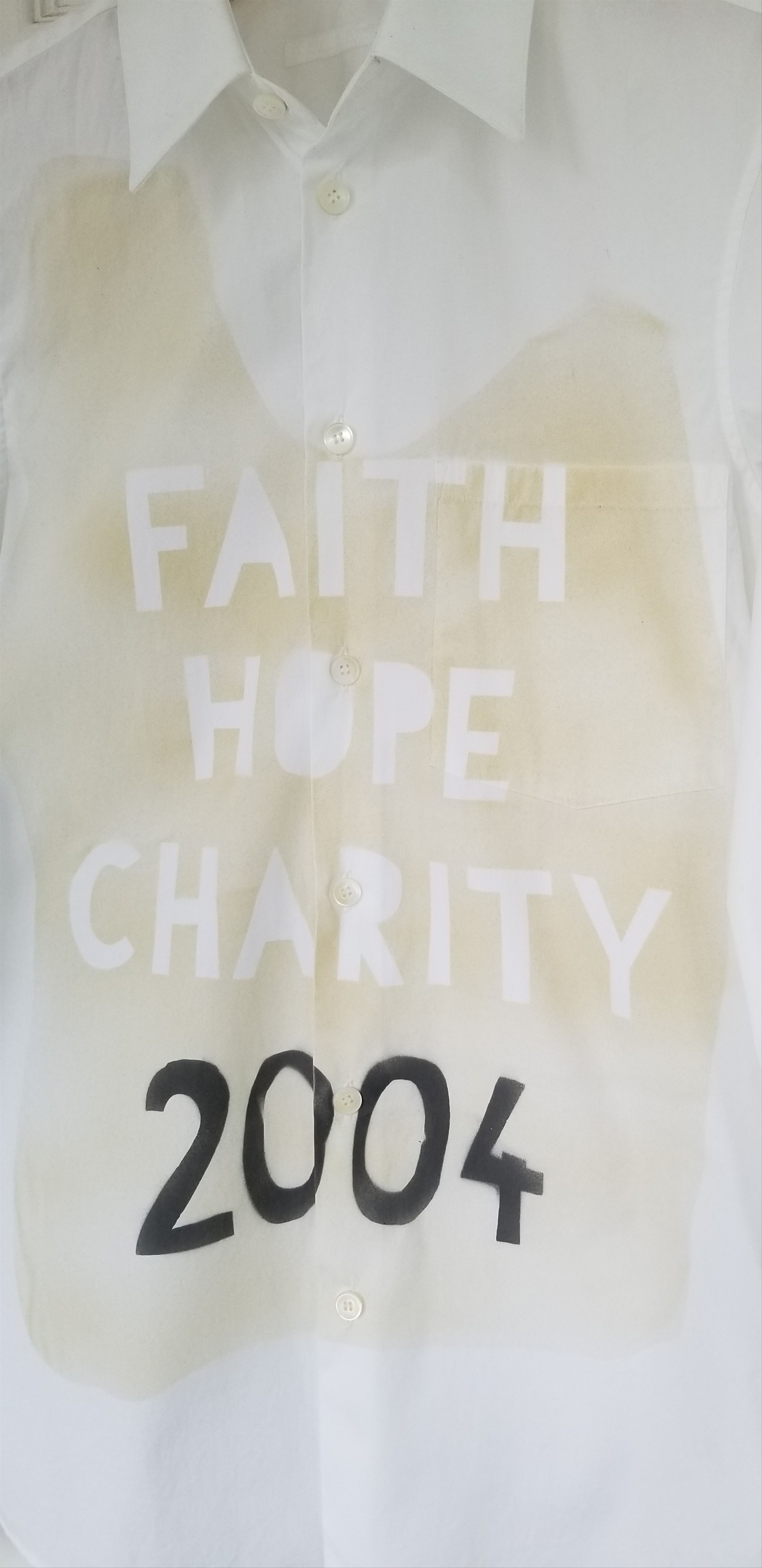 Helmut Lang Helmut Lang Archival Faith Hope Charity 2004 Dress Shirt Size US XS / EU 42 / 0 - 5 Thumbnail