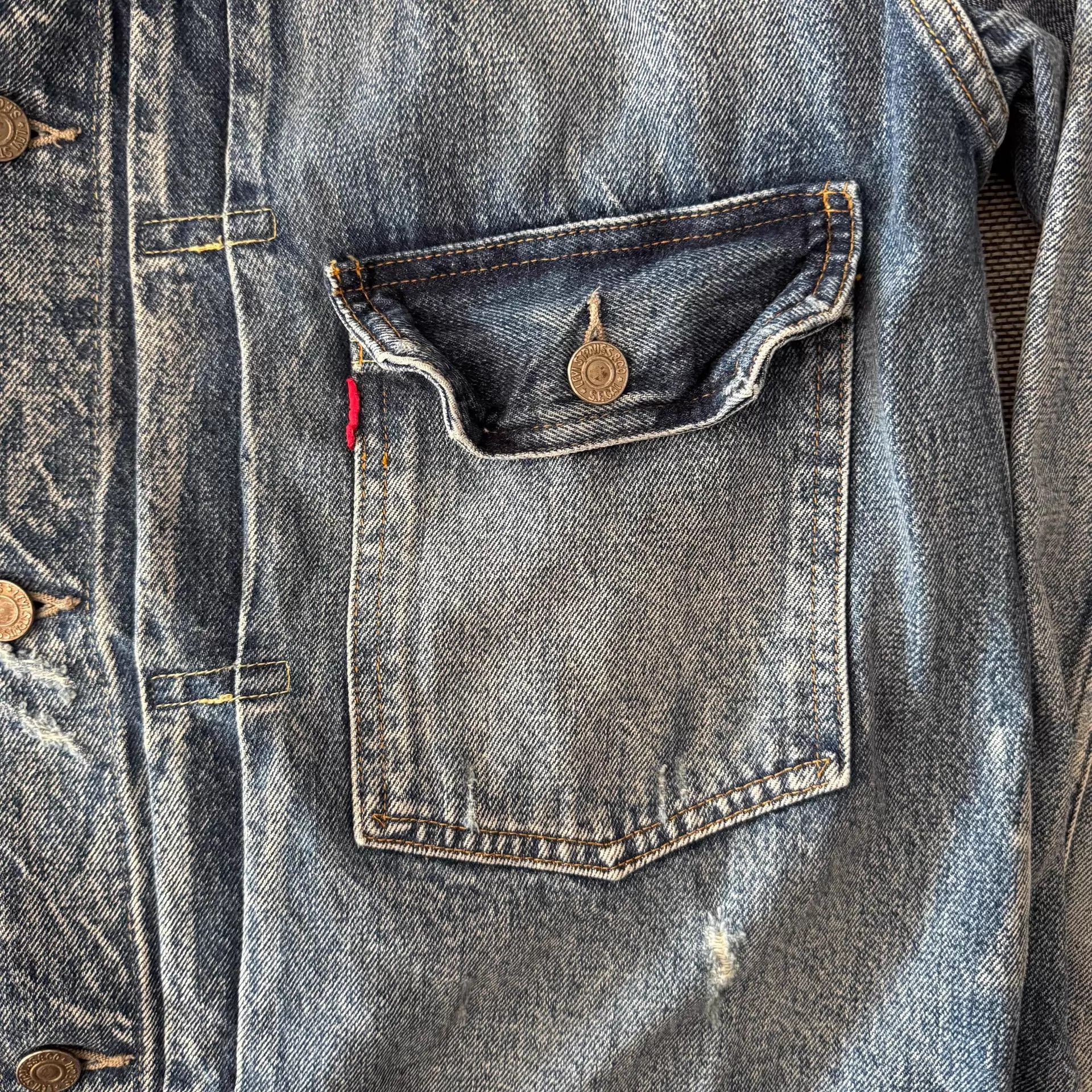 Levi's Levi's LVC 507xx Turkish Washed Denim Jacket Size US M / EU 48-50 / 2 - 4 Thumbnail