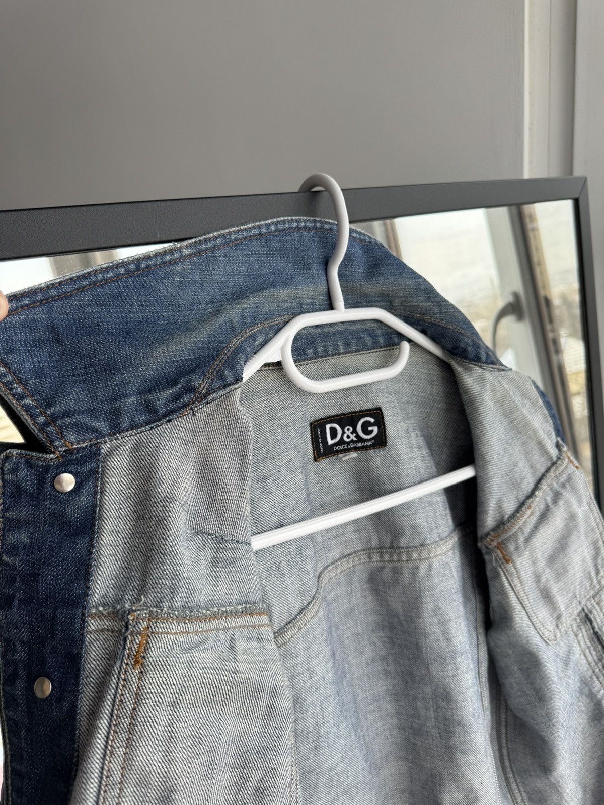 Dolce & Gabbana Vintage Dolce & Gabbana Women’s Denim Jacket Sz L Size L / US 10 / IT 46 - 15 Thumbnail