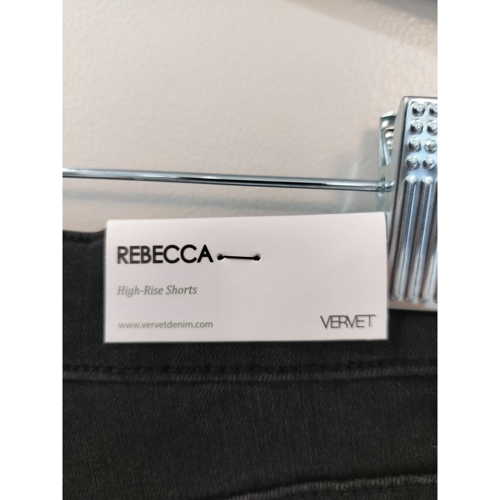 Other Vervet Black High Rise Criss Cross Shorts - Size Small Size 26" / US 2 / IT 38 - 6 Thumbnail