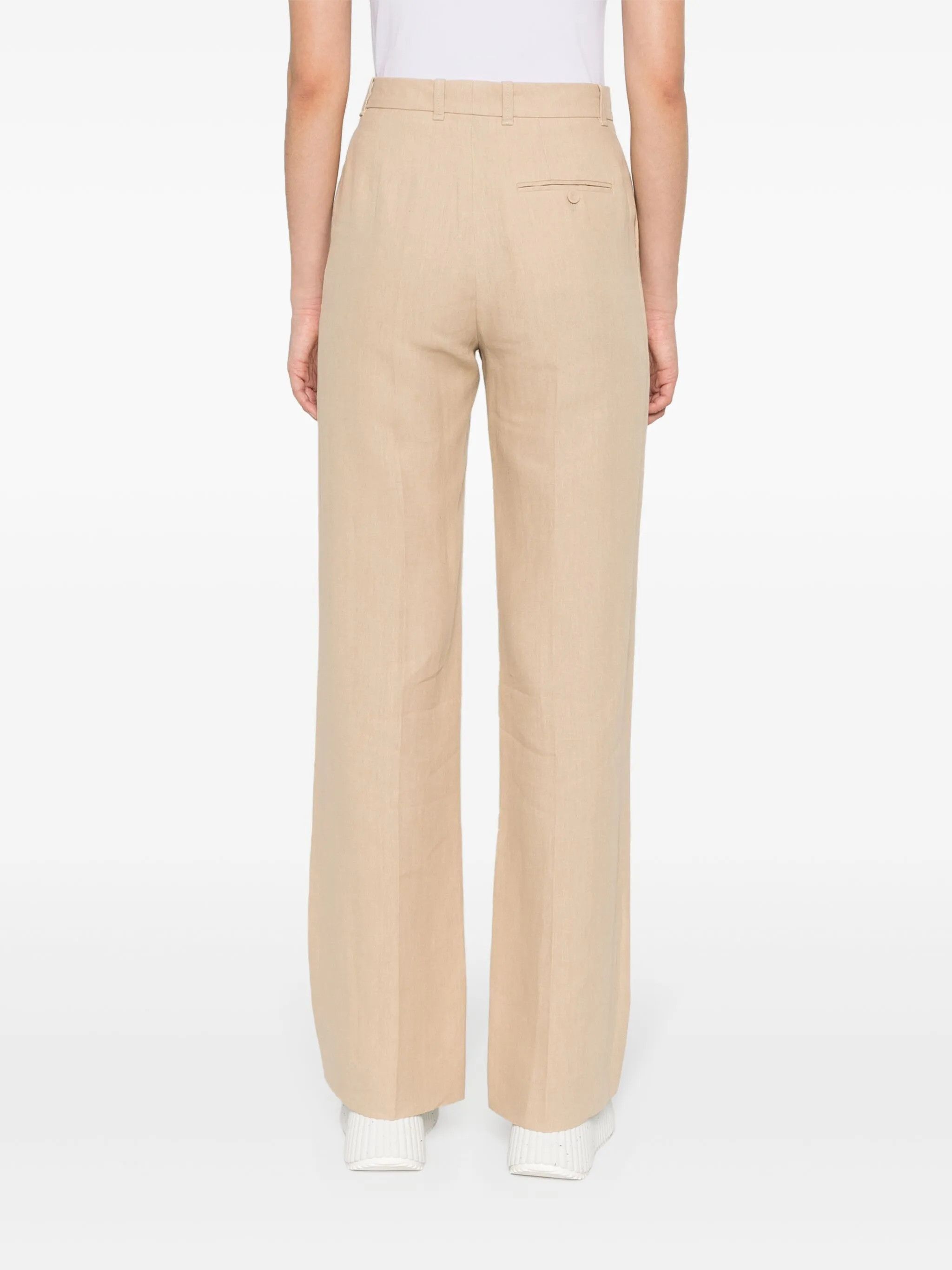 Chloe o1y0825 Casual Pant in Beige Size 28" / US 6 / IT 42 - 3 Thumbnail