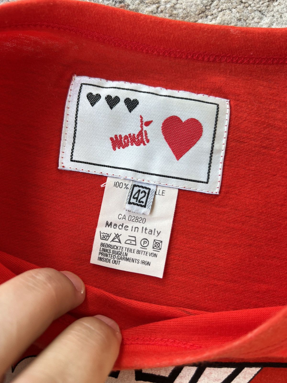 Vintage Mondi Cards Vintage Tee Size M / US 6-8 / IT 42-44 - 3 Thumbnail
