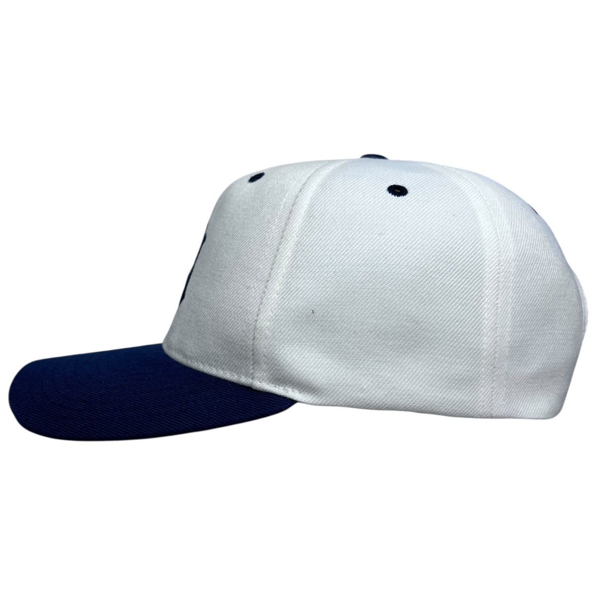 Twins 90s MLB New York Yankees Twins Two Tone Plain Logo Snapback Size ONE SIZE - 3 Thumbnail