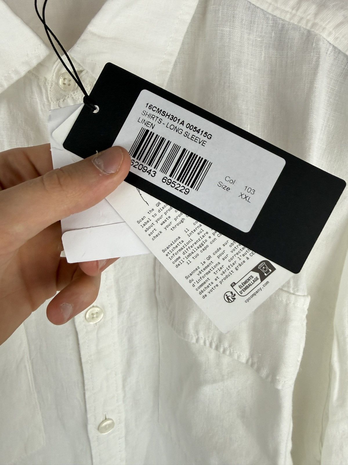 C.P. Company White C.P. Company shirt (brand new with tags) Size US XXL / EU 58 / 5 - 5 Thumbnail