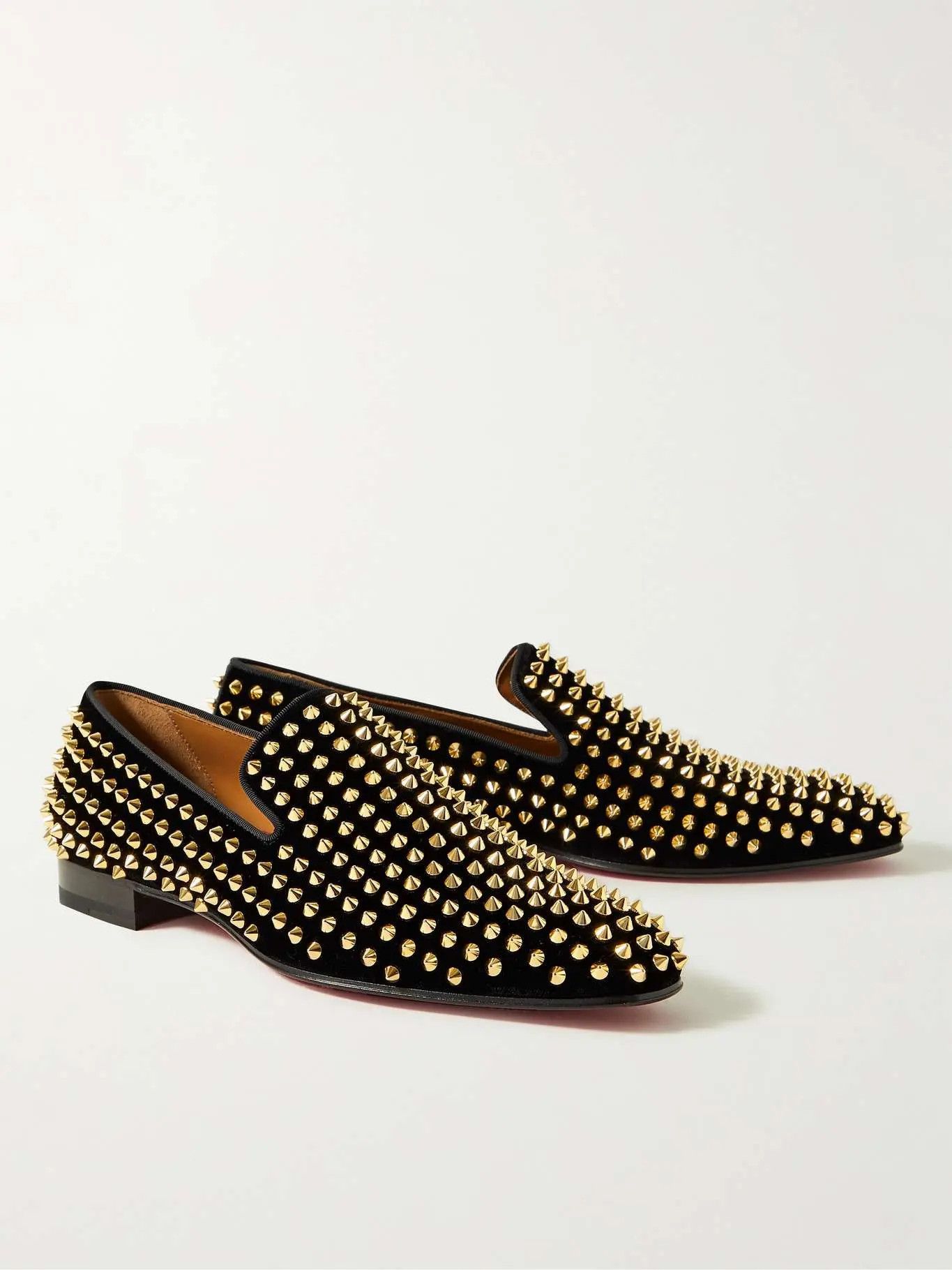 Christian Louboutin o1s1wg110625 Loafers in Black Size US 8.5 / EU 41-42 - 2 Thumbnail