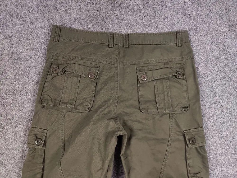 Japanese Brand Vintage Japanese Multi Pocket Cargo Pants Y2K Travis Style Size US 36 / EU 52 - 6 Thumbnail