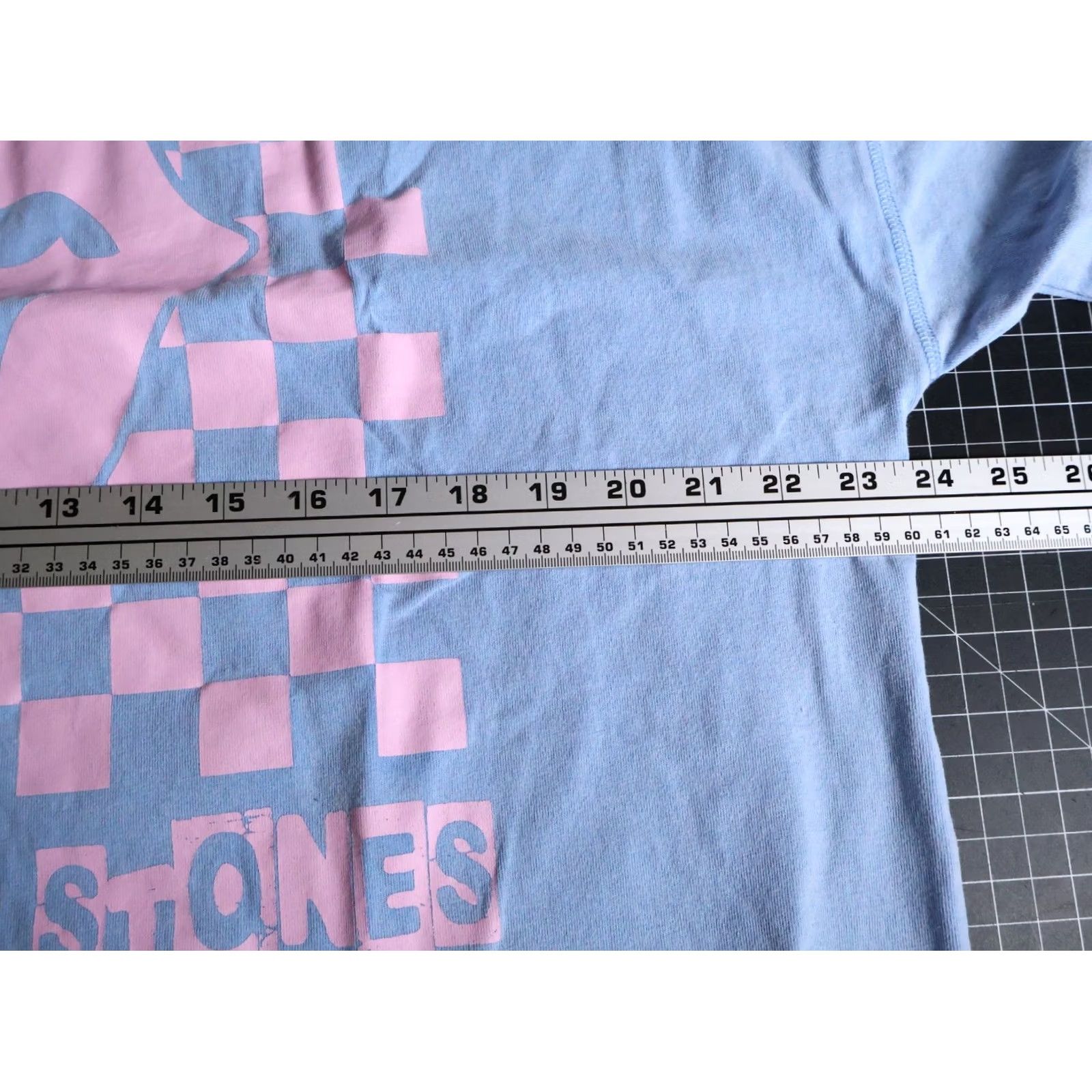 Vintage Fantastic Fawn Rolling Stones T-Shirt Adult Medium Blue Oversized Fit Women Size M / US 6-8 / IT 42-44 - 5 Thumbnail