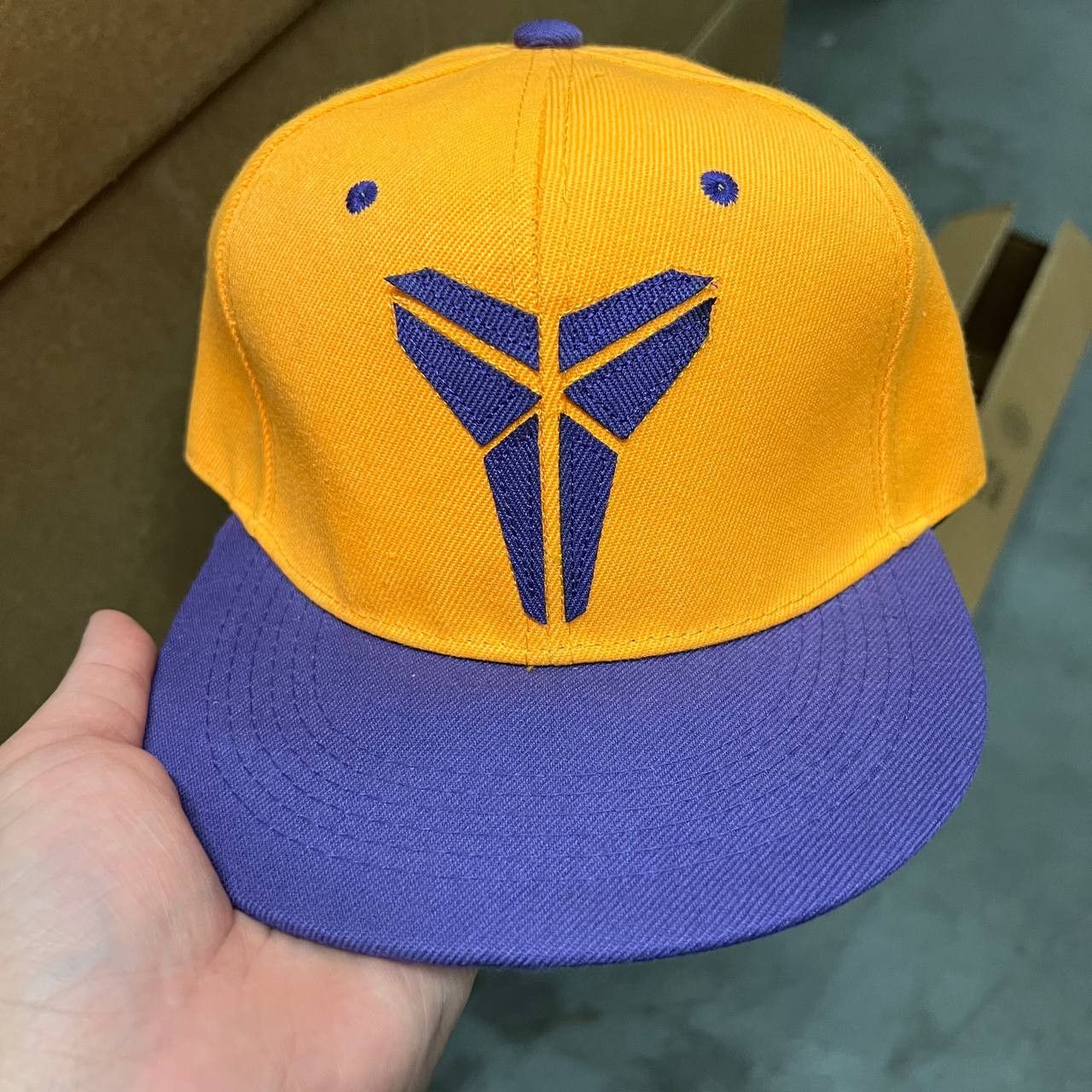 Other Kobe Bryant Logo Hat Men Yellow Purple Mamba Snap Back Cap Size ONE SIZE - 1 Thumbnail