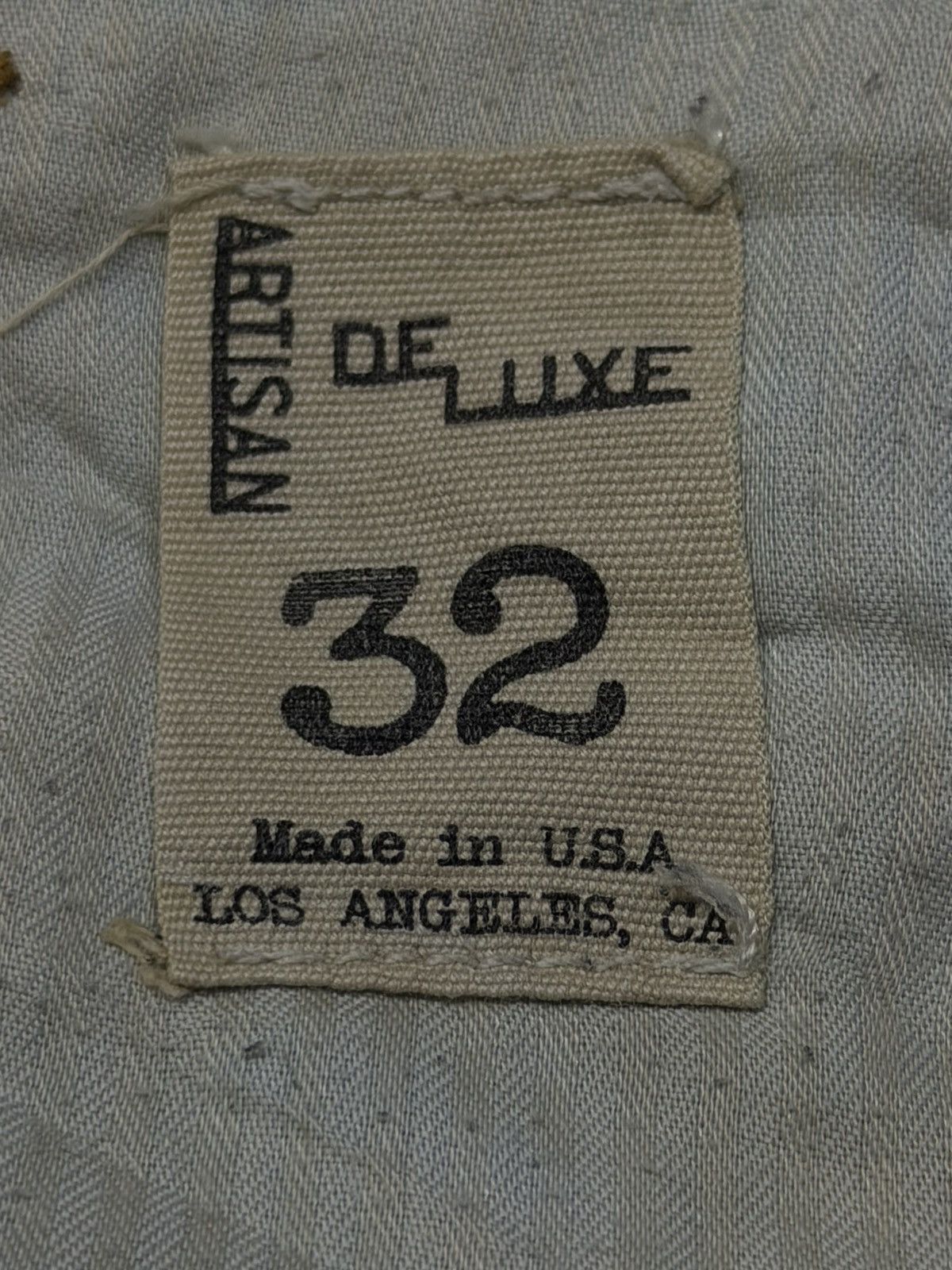 Japanese Brand Vintage Y2K Artisan De Luxe Destroy Blue | Slim Straight W32 Size US 32 / EU 48 - 12 Thumbnail