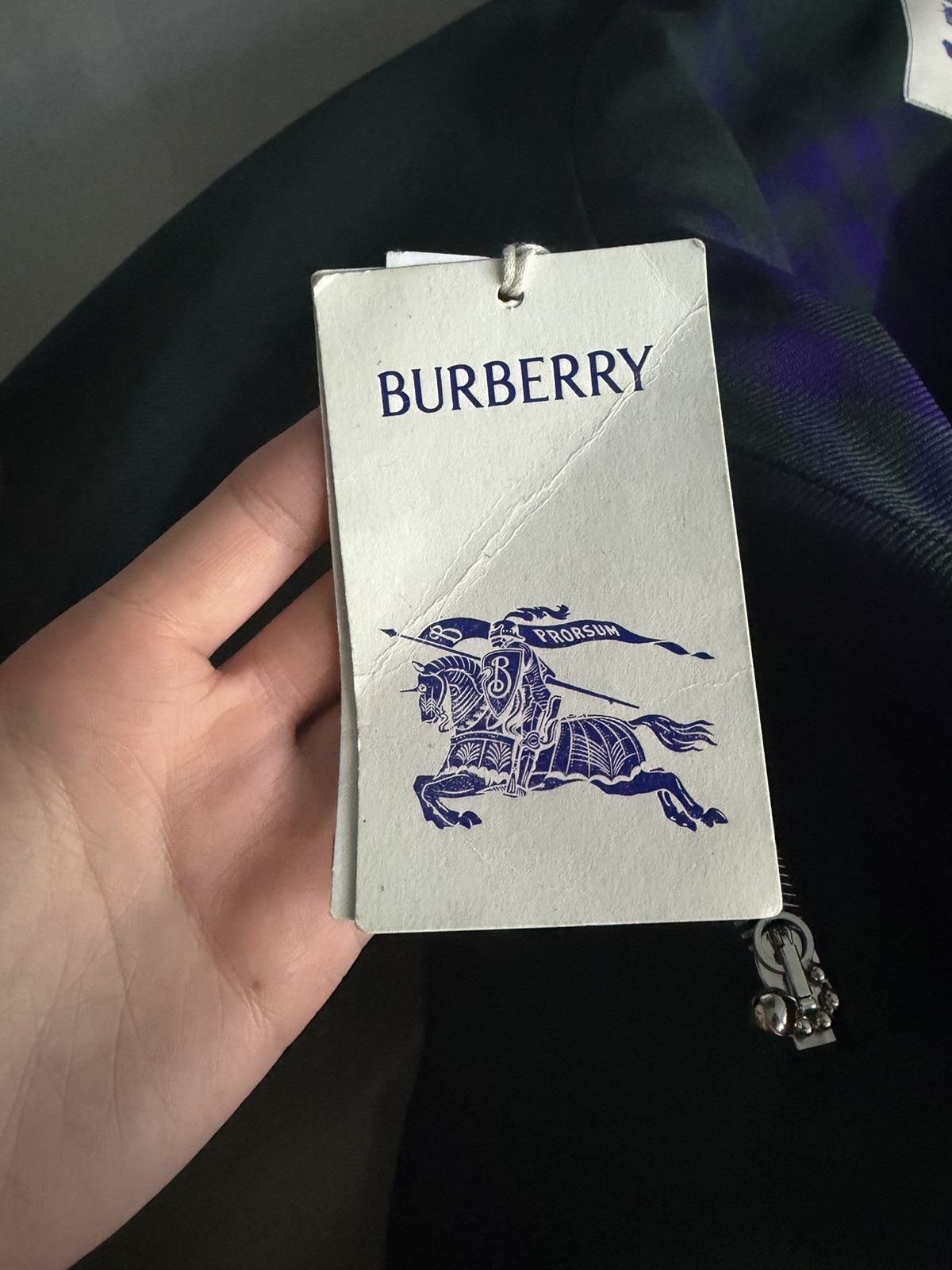 Burberry Burberry Purple and Green Reversible check Bomber Size US S / EU 44-46 / 1 - 5 Thumbnail