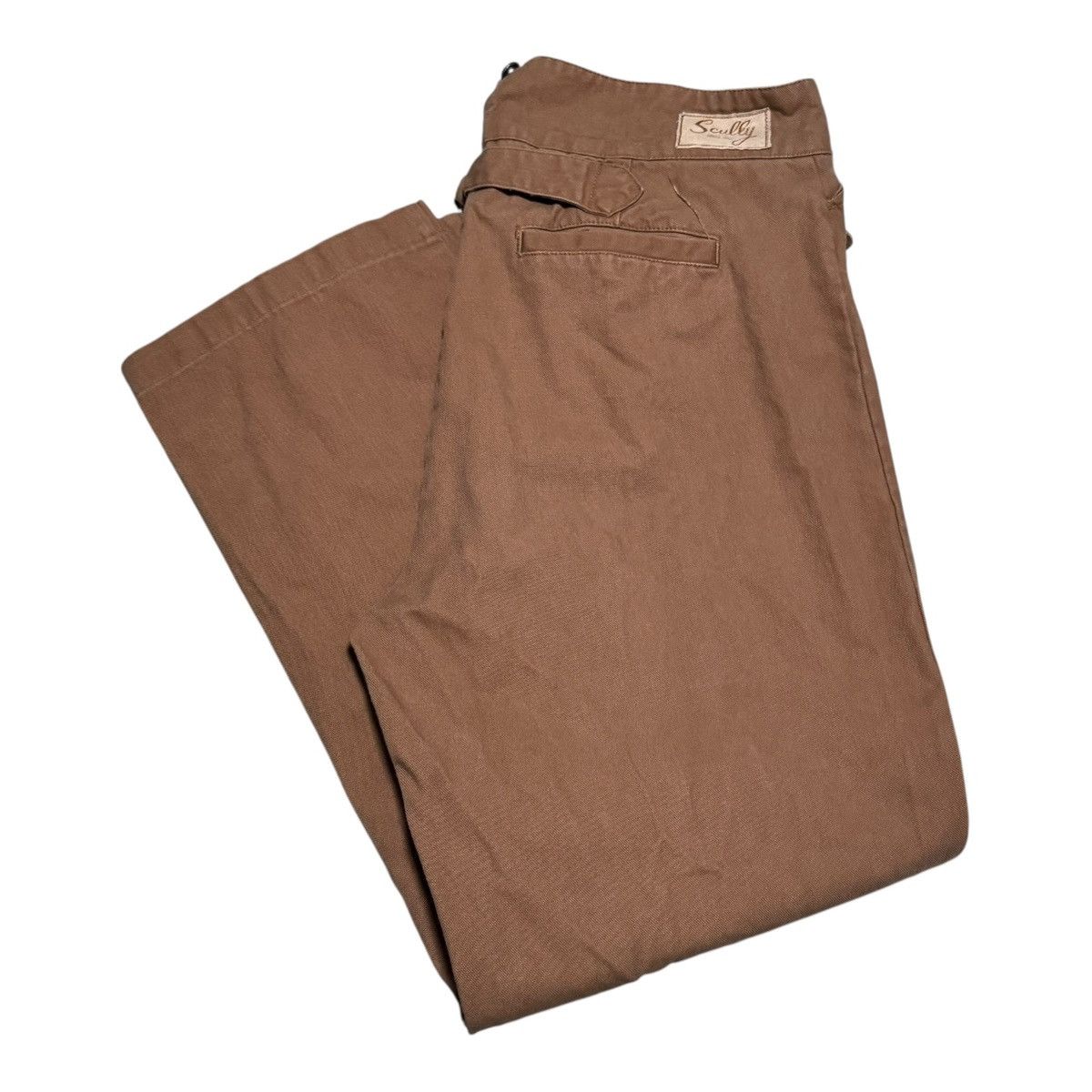 Scully Scully Straight Leg Canvas Buckle Back Pants Men's 39x29 3/8 Size US 38 / EU 54 - 1 Thumbnail