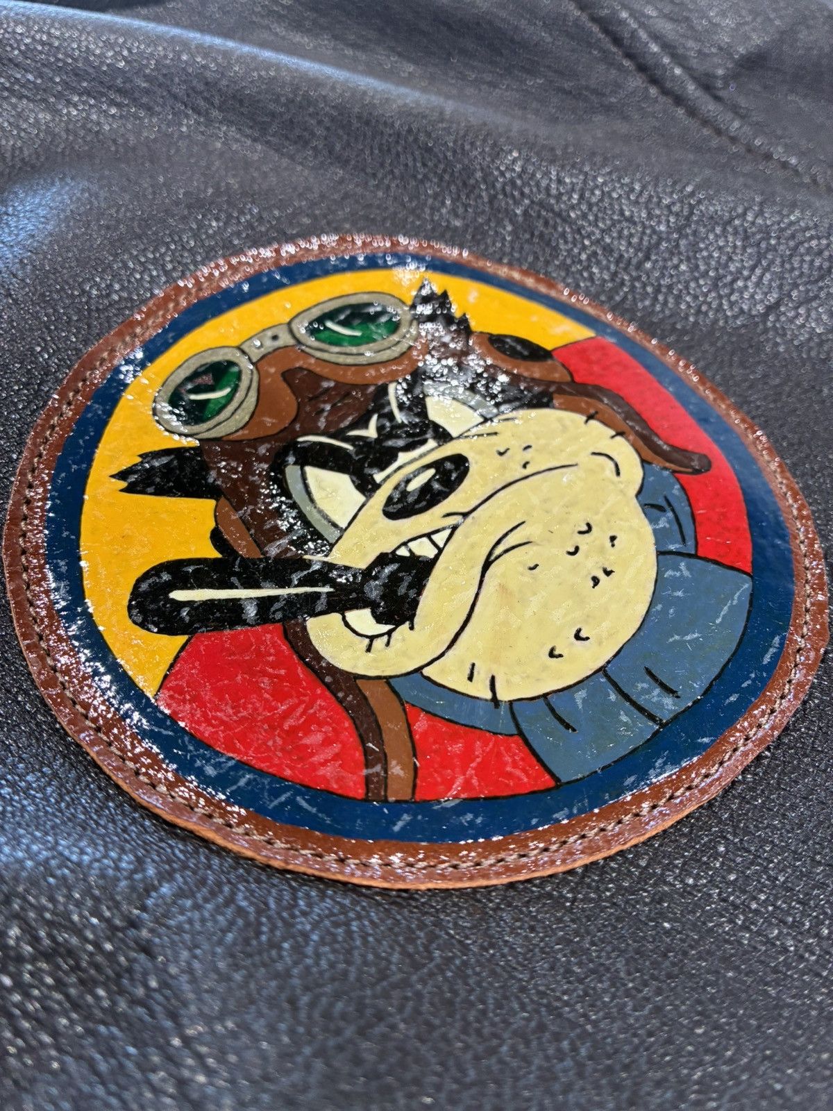 Other A-2 Flight Jacket 603rd Bomber Squadron Size US XL / EU 56 / 4 - 5 Thumbnail