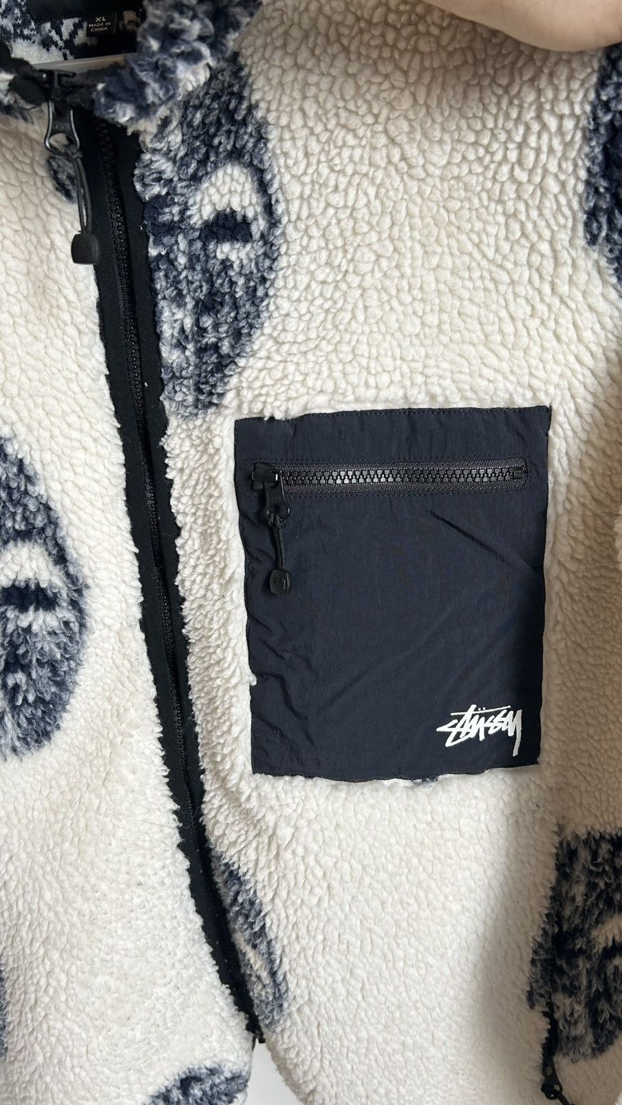 Stussy Stussy Jacquard Sherpa Jacket XL Size US XL / EU 56 / 4 - 3 Thumbnail