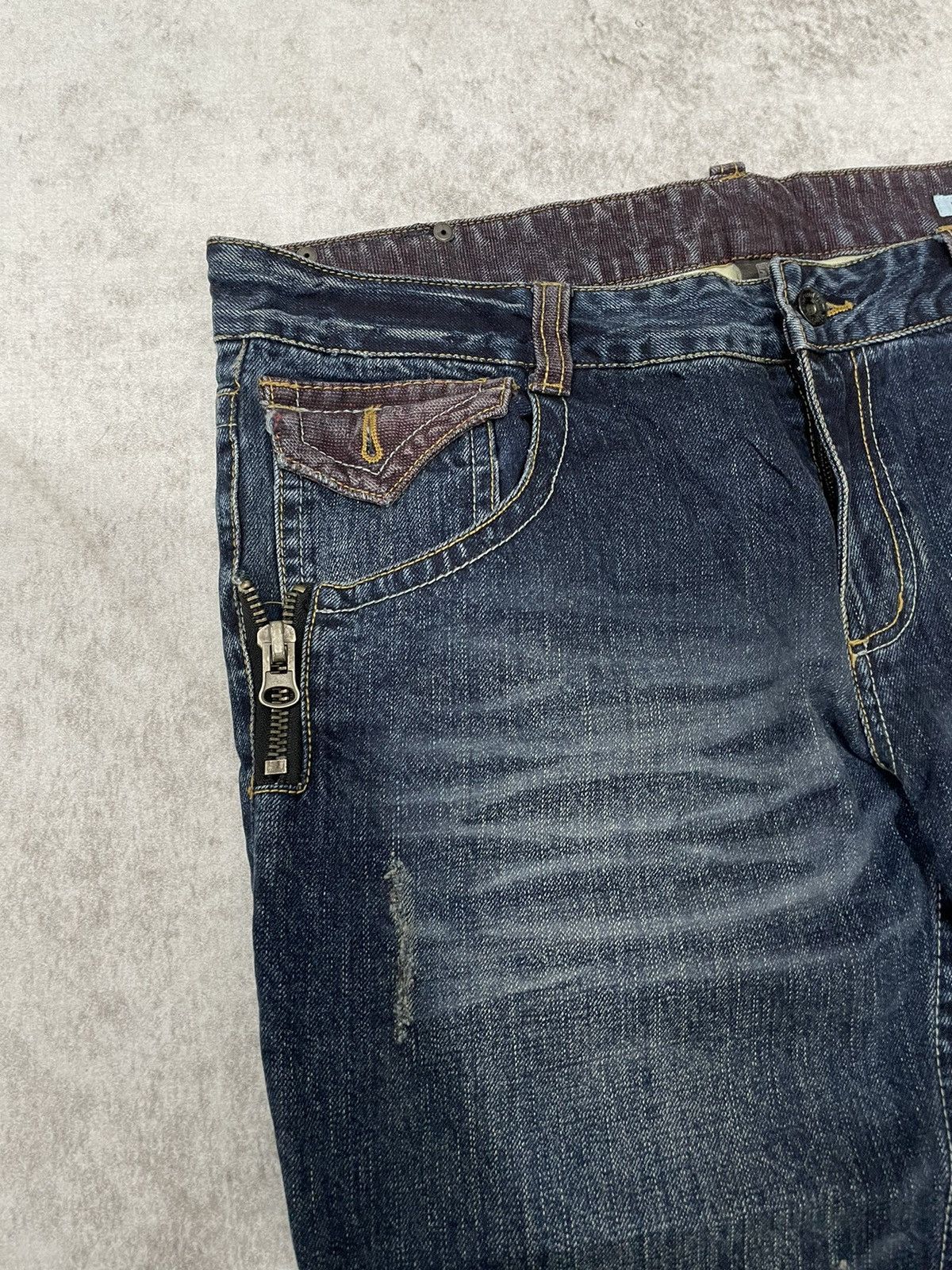 Hysteric Glamour × If Six Was Nine × Le Grande Bleu (L.G.B.) 2000s premium japan Seditionaries flared denim y2k style Size US 34 / EU 50 - 3 Thumbnail