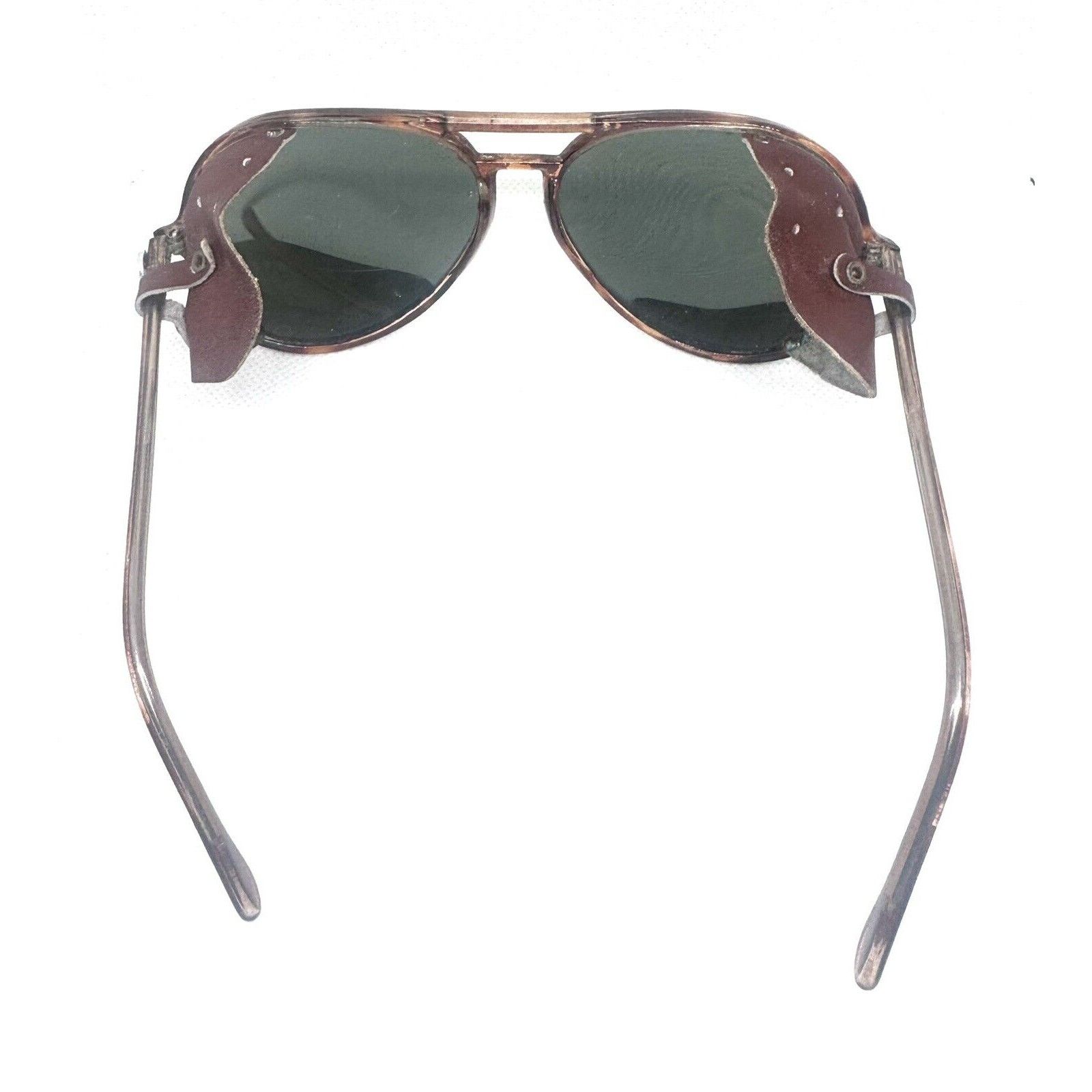 Other VINTAGE! I SKI SUNGLASSES JAPAN MIRRORED WITH LEATHER SHELDS Size ONE SIZE - 8 Thumbnail