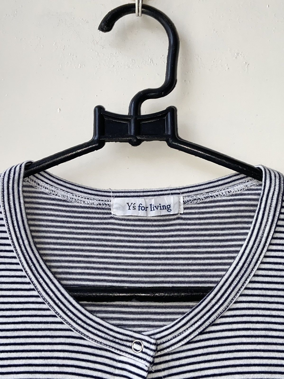 Y's × Yohji Yamamoto Y’S FOR LIVING Striped Long Cardigan Size US S / EU 44-46 / 1 - 6 Thumbnail