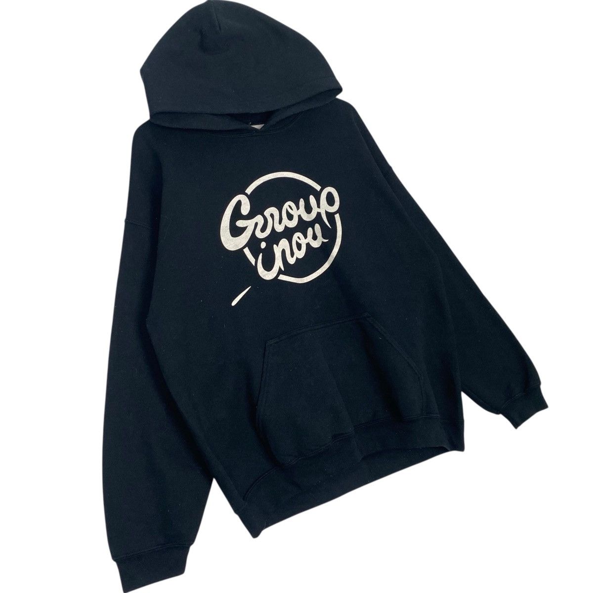Vintage Japanese Hip Hop Duo Group_Inou Hoodie Sweater Black