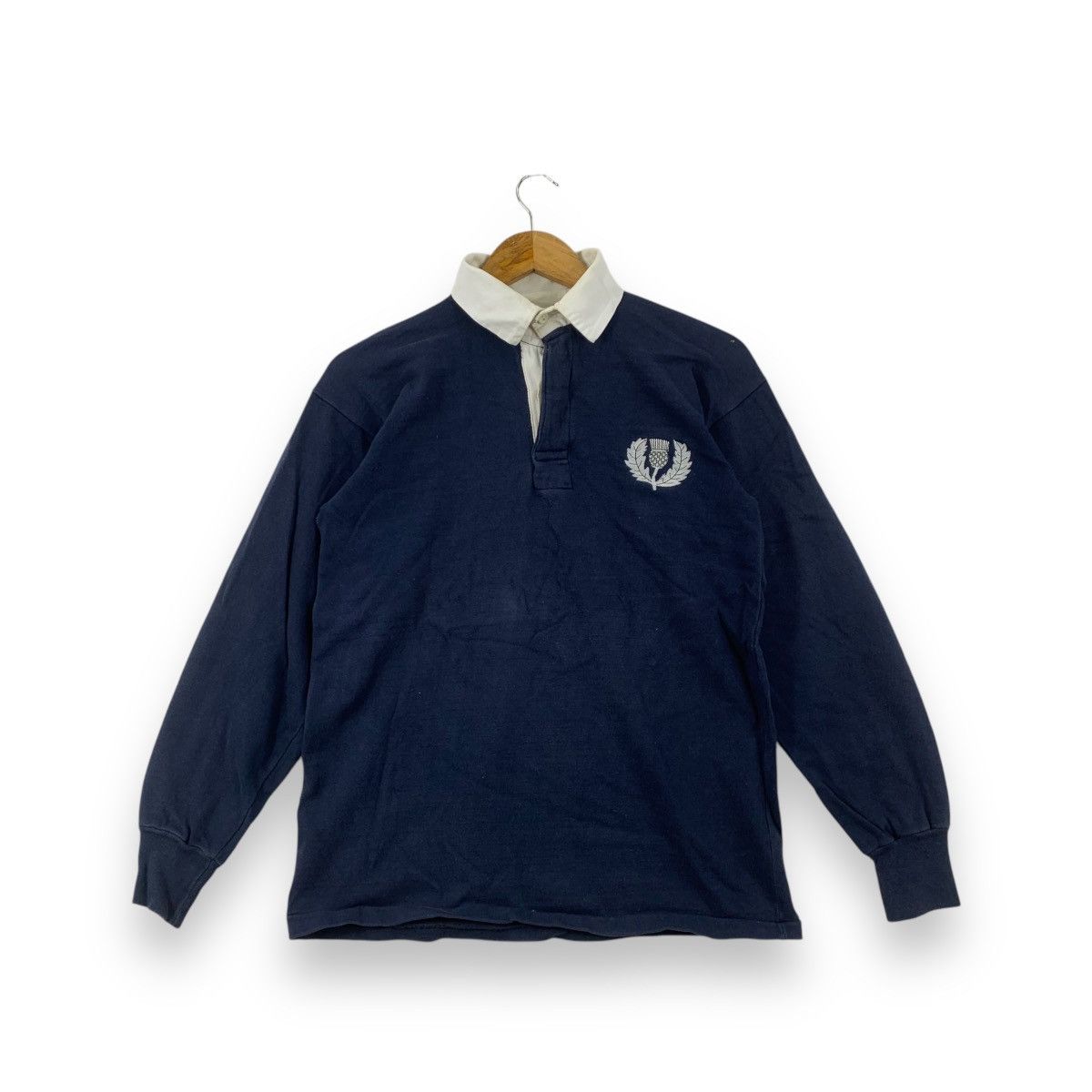 Vintage Vintage GYMPHLEX Made In ENGLAND Rugby Polo Tee Shirt Size US M / EU 48-50 / 2 - 1 Thumbnail