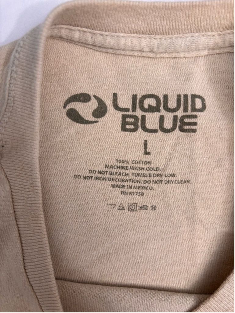 Liquid Blue Men's Liquid Blue Grateful Dead T-shirt Size L Beige Size US L / EU 52-54 / 3 - 7 Thumbnail