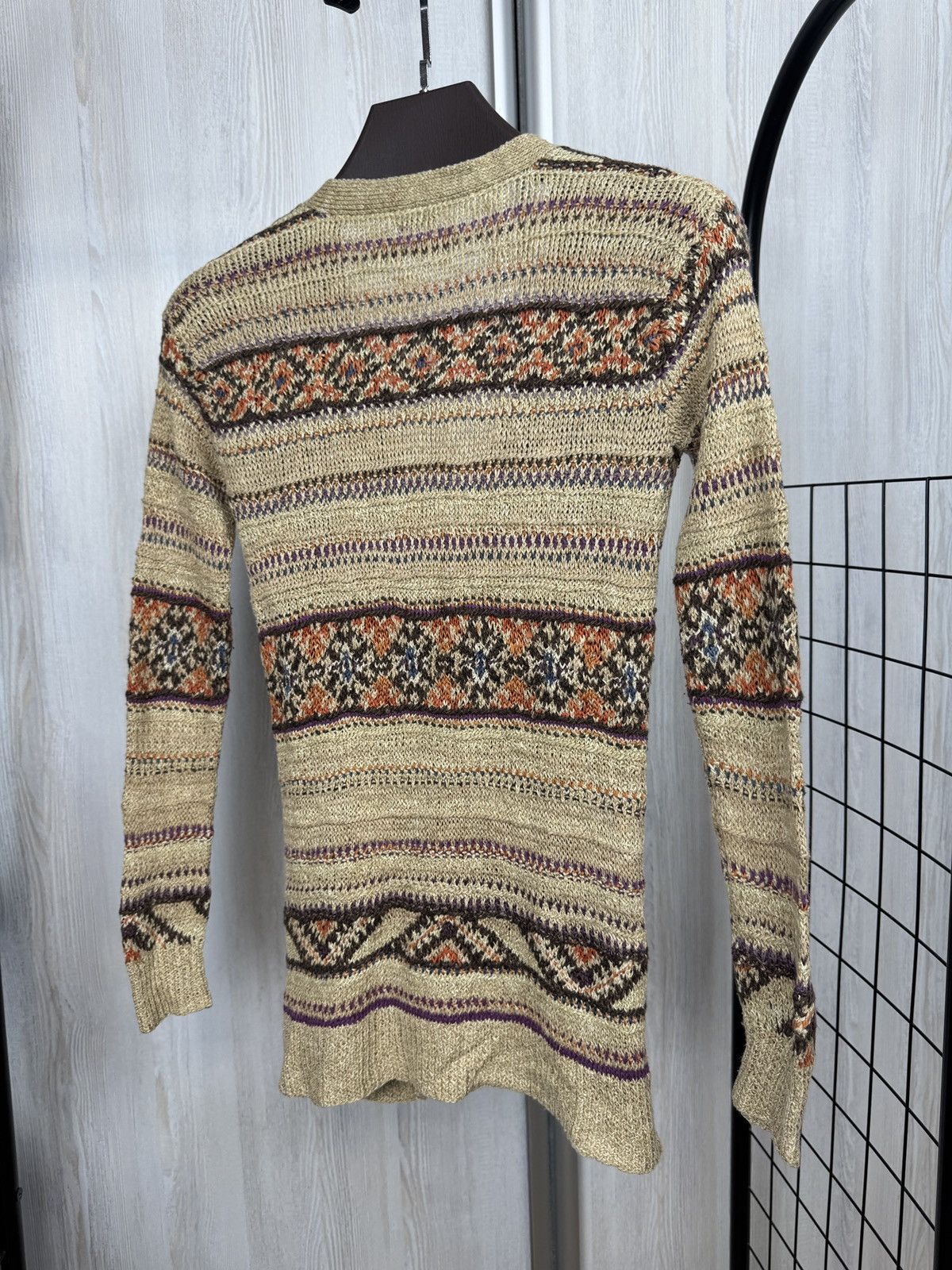 Ralph Lauren Ralph Lauren Blue Label Cardigan Sweater Fair Isle Linen XS Size XS / US 0-2 / IT 36-38 - 8 Thumbnail